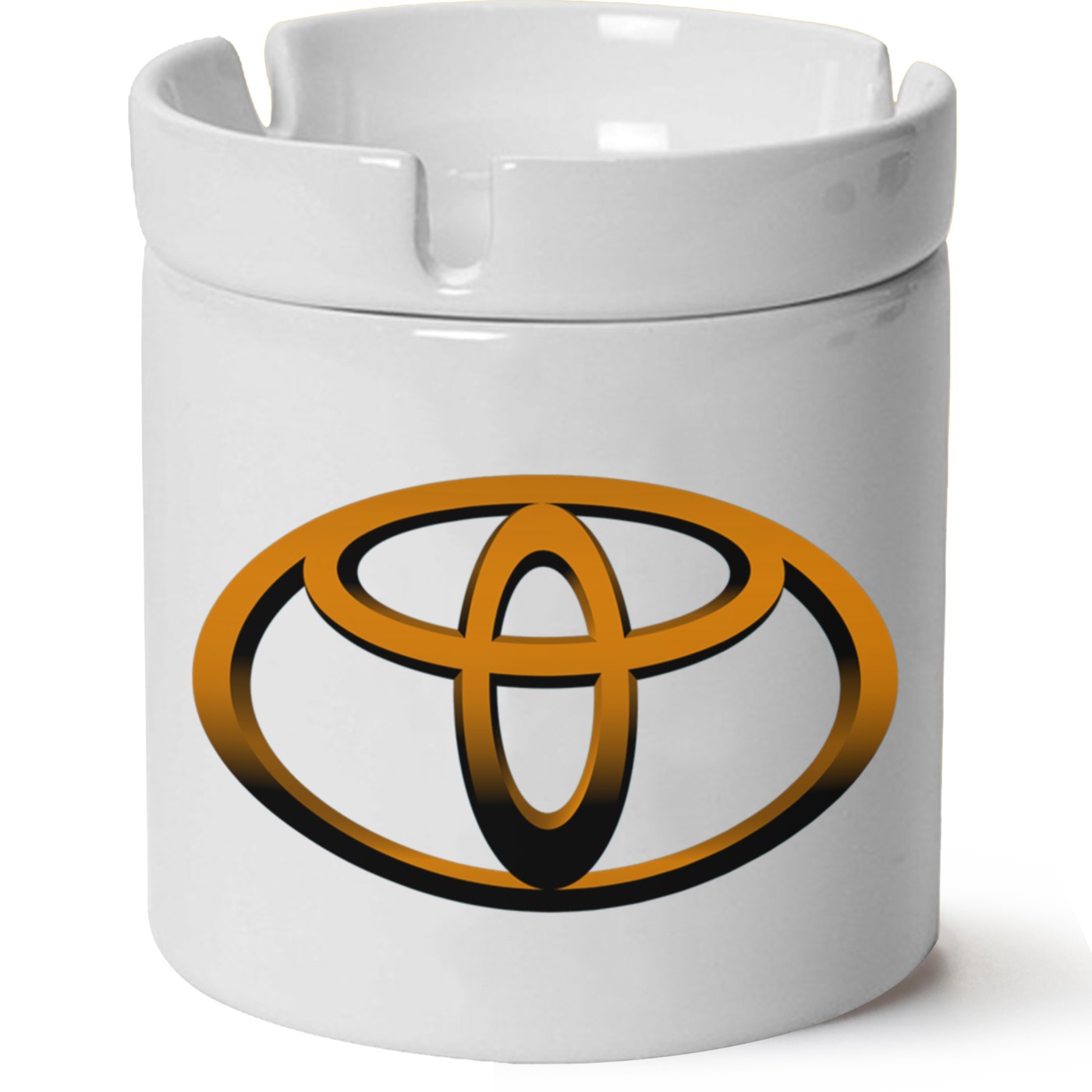 Toyota Logo Baskılı Porselen At Söndür Küllük