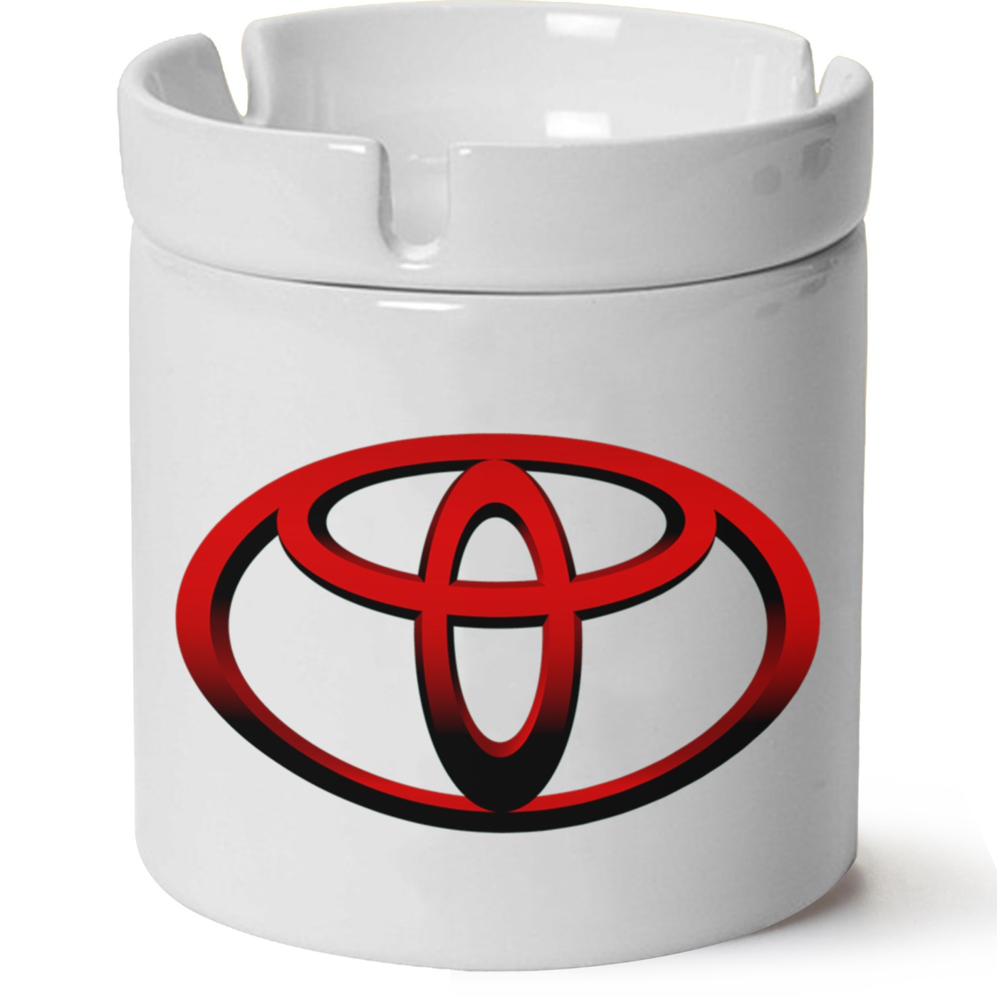 Toyota Logo Baskılı Porselen At Söndür Küllük