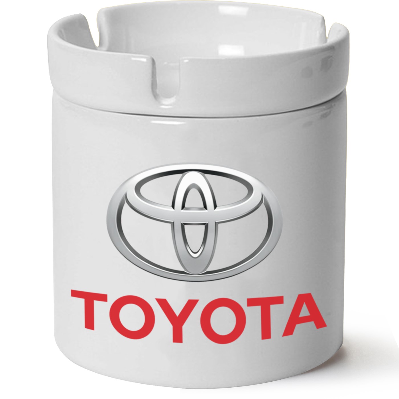 Toyota Logo Baskılı Porselen At Söndür Küllük