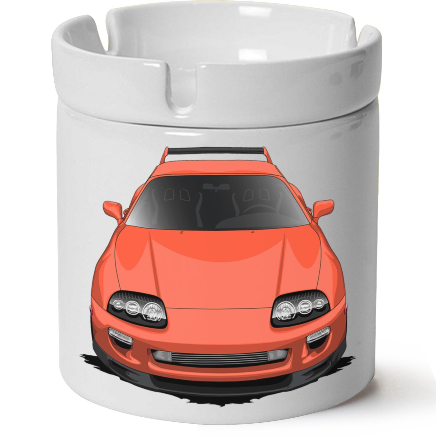 Toyota Supra Baskılı Porselen At Söndür Küllük