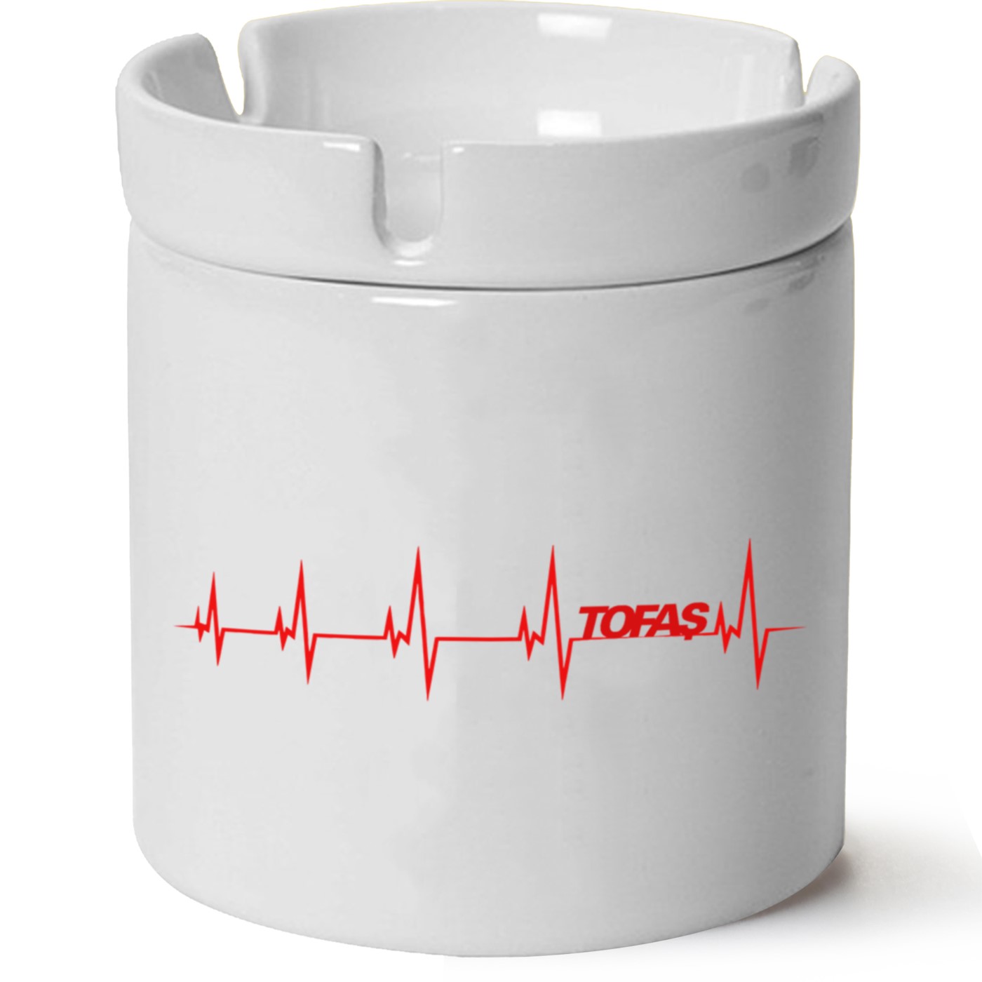 Tofaş Logo Baskılı Porselen At Söndür Küllük