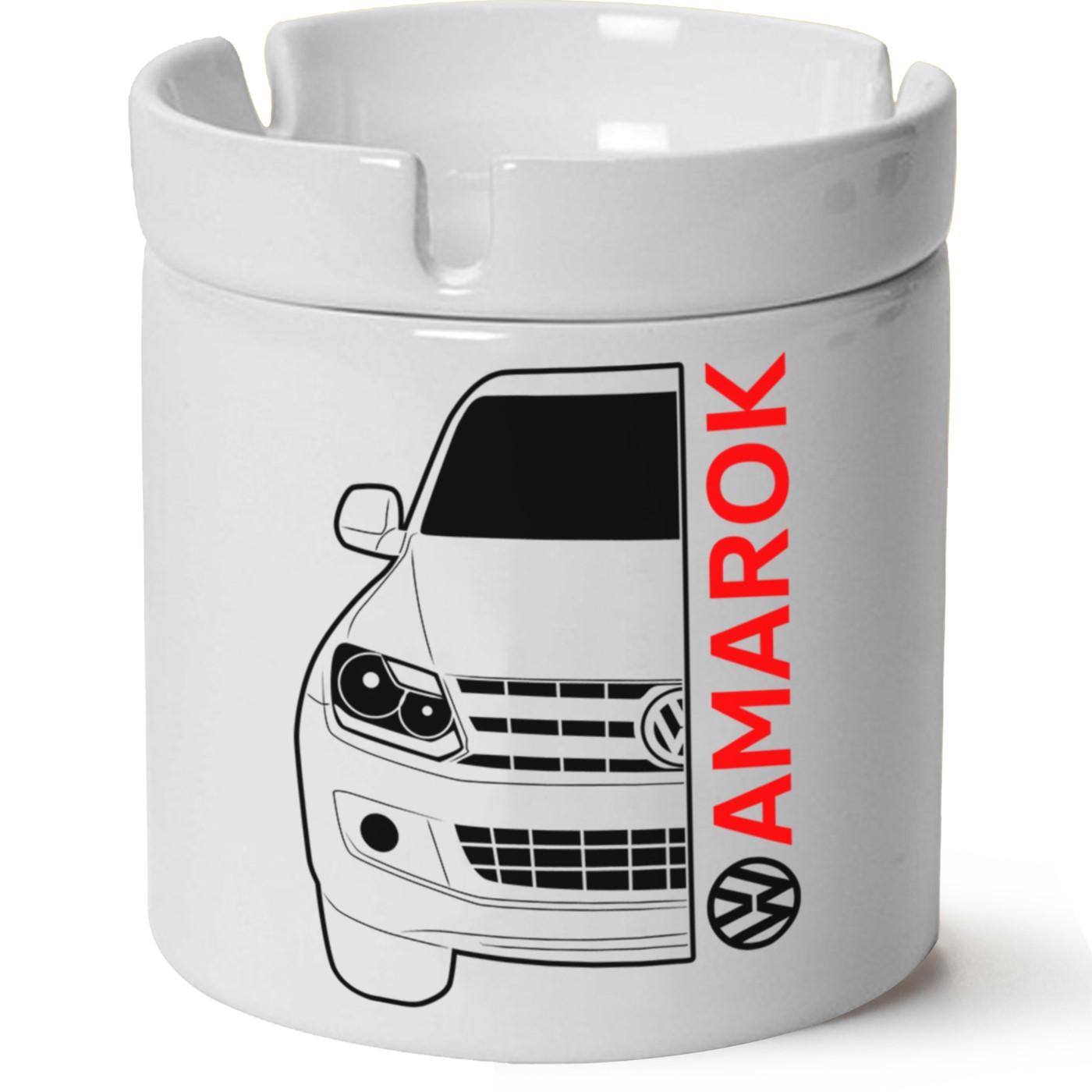 Vw Amarok Baskılı Porselen At Söndür Küllük