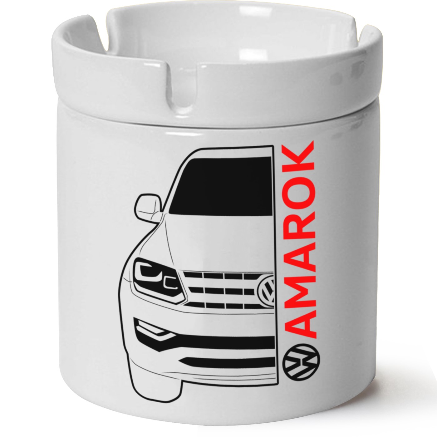 Vw Amarok Baskılı Porselen At Söndür Küllük