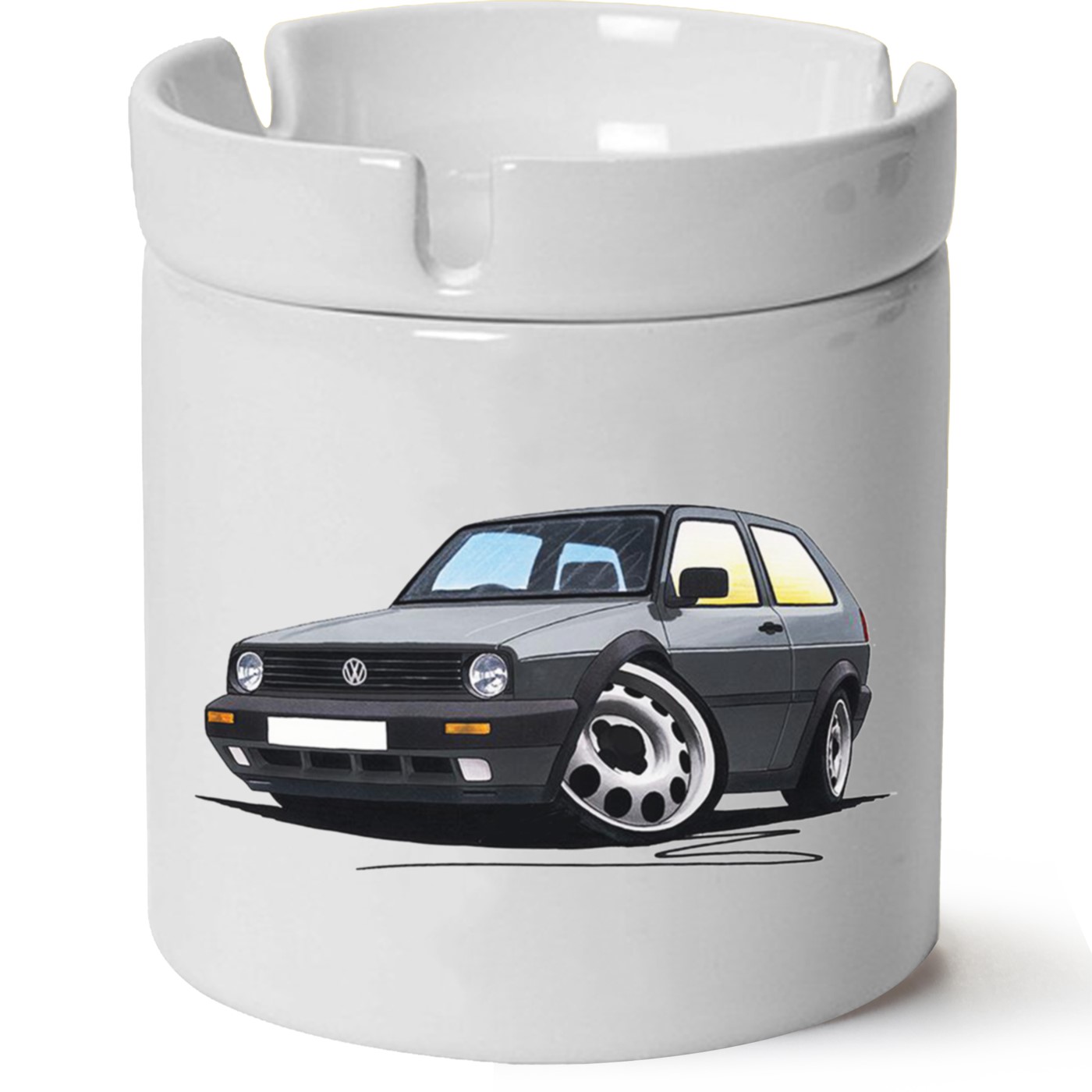 Vw Golf 2 Baskılı Porselen At Söndür Küllük