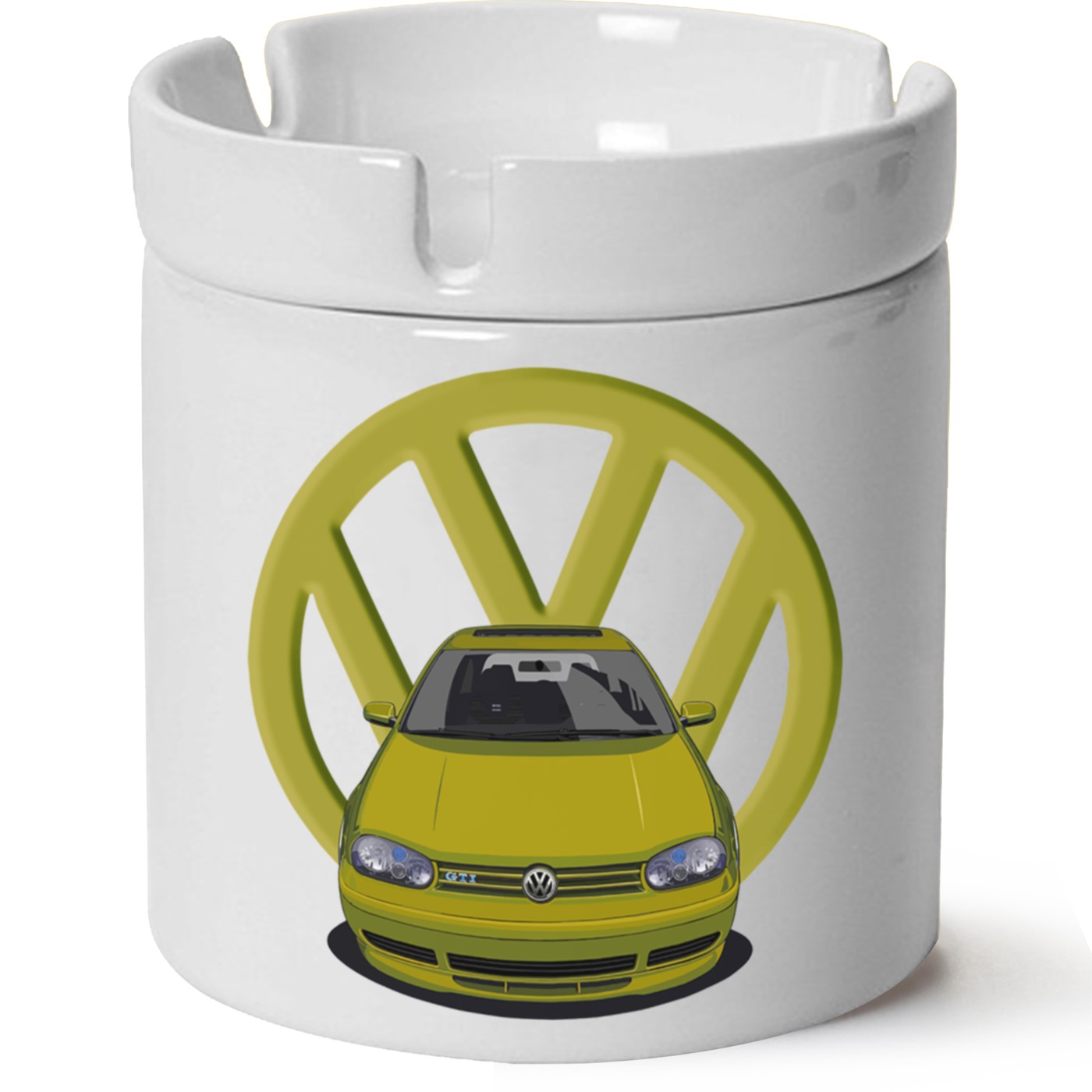 Vw Golf 4 Baskılı Porselen At Söndür Küllük