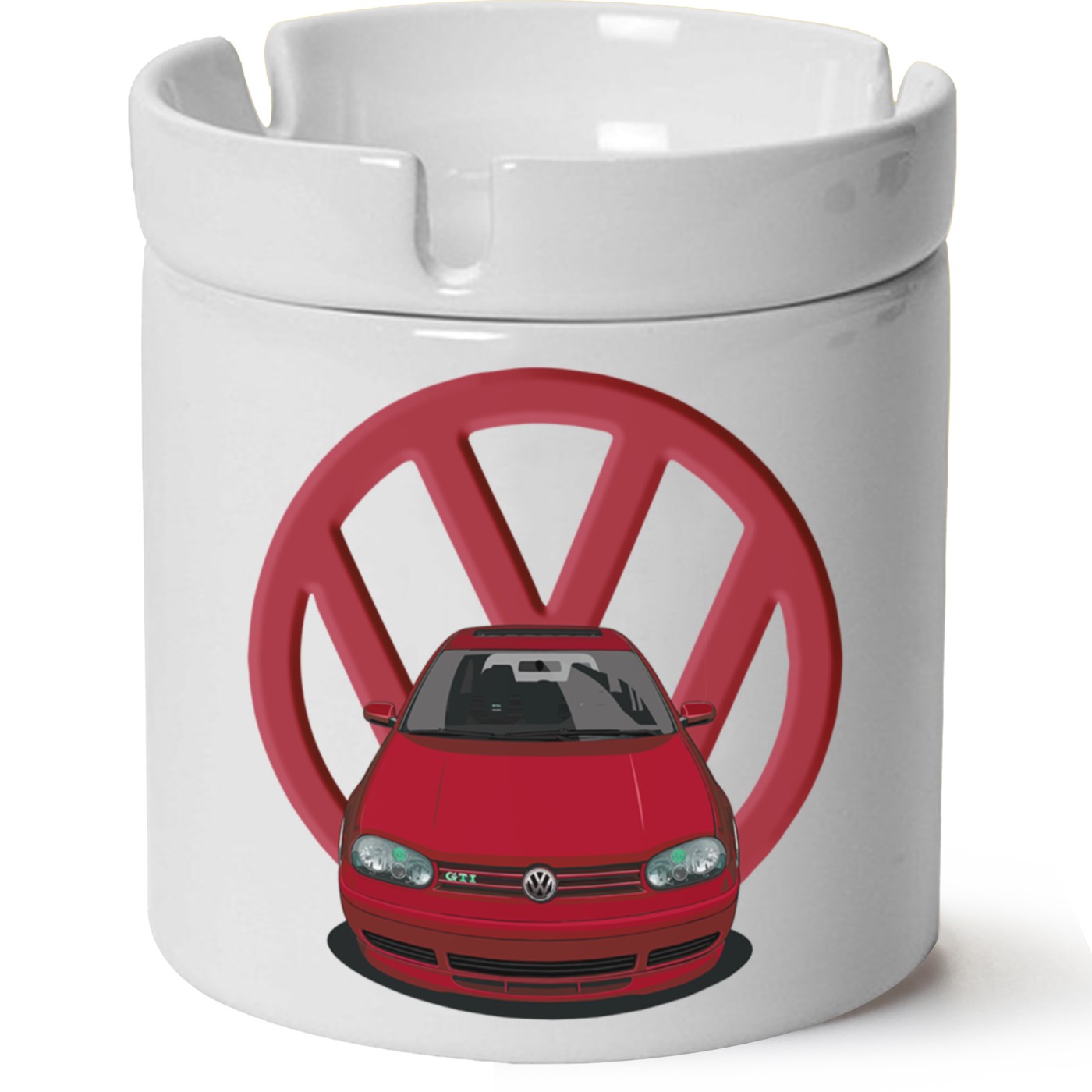 Vw Golf 4 Baskılı Porselen At Söndür Küllük