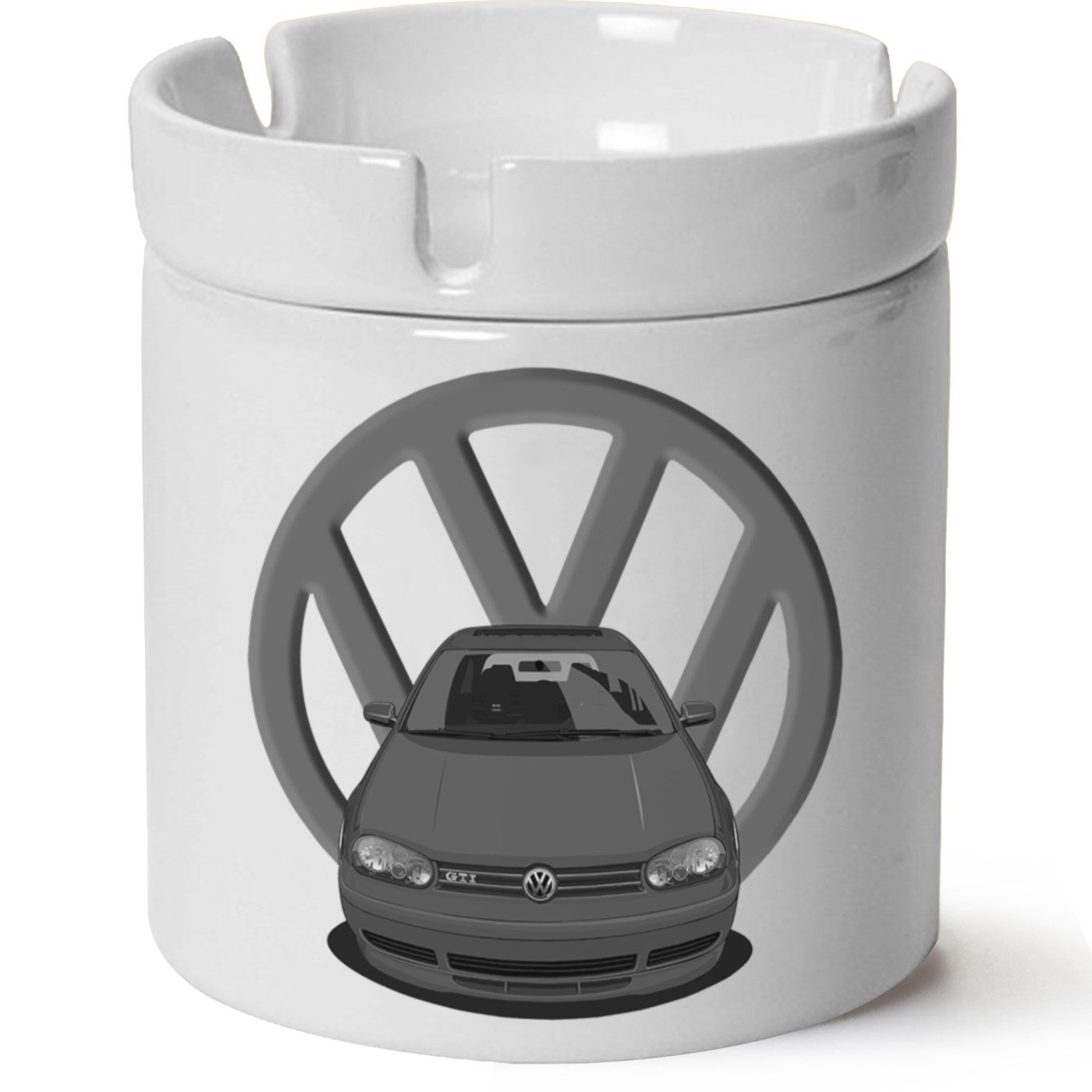 Vw Golf 4 Baskılı Porselen At Söndür Küllük