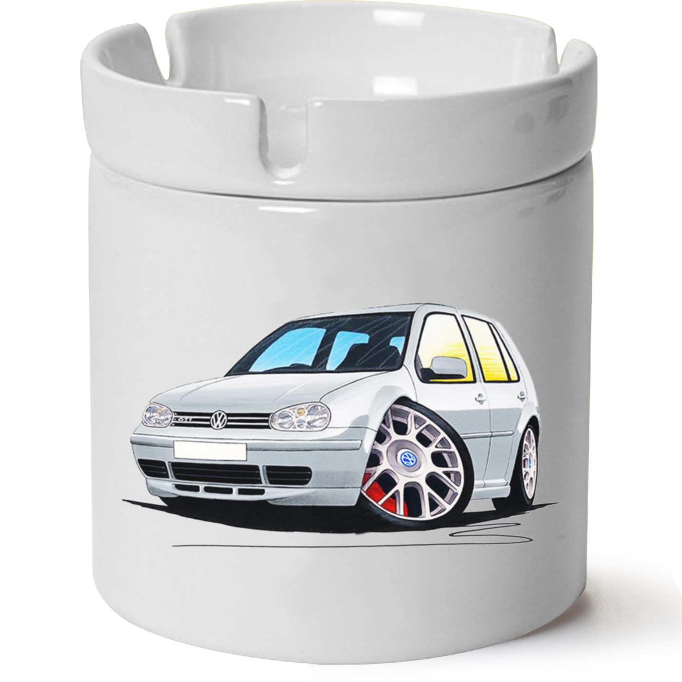 Vw Golf 4 Baskılı Porselen At Söndür Küllük