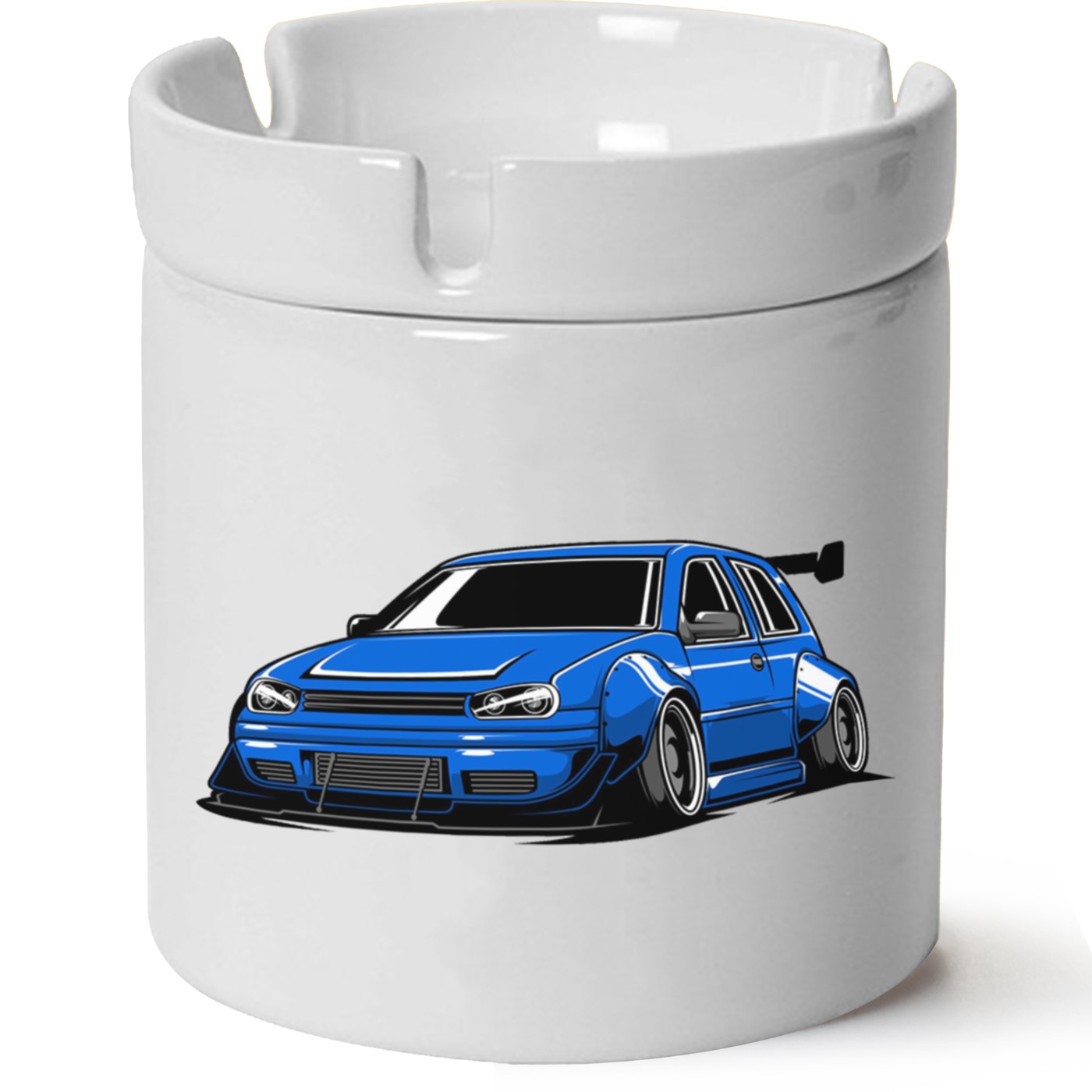 Vw Golf 4 Baskılı Porselen At Söndür Küllük