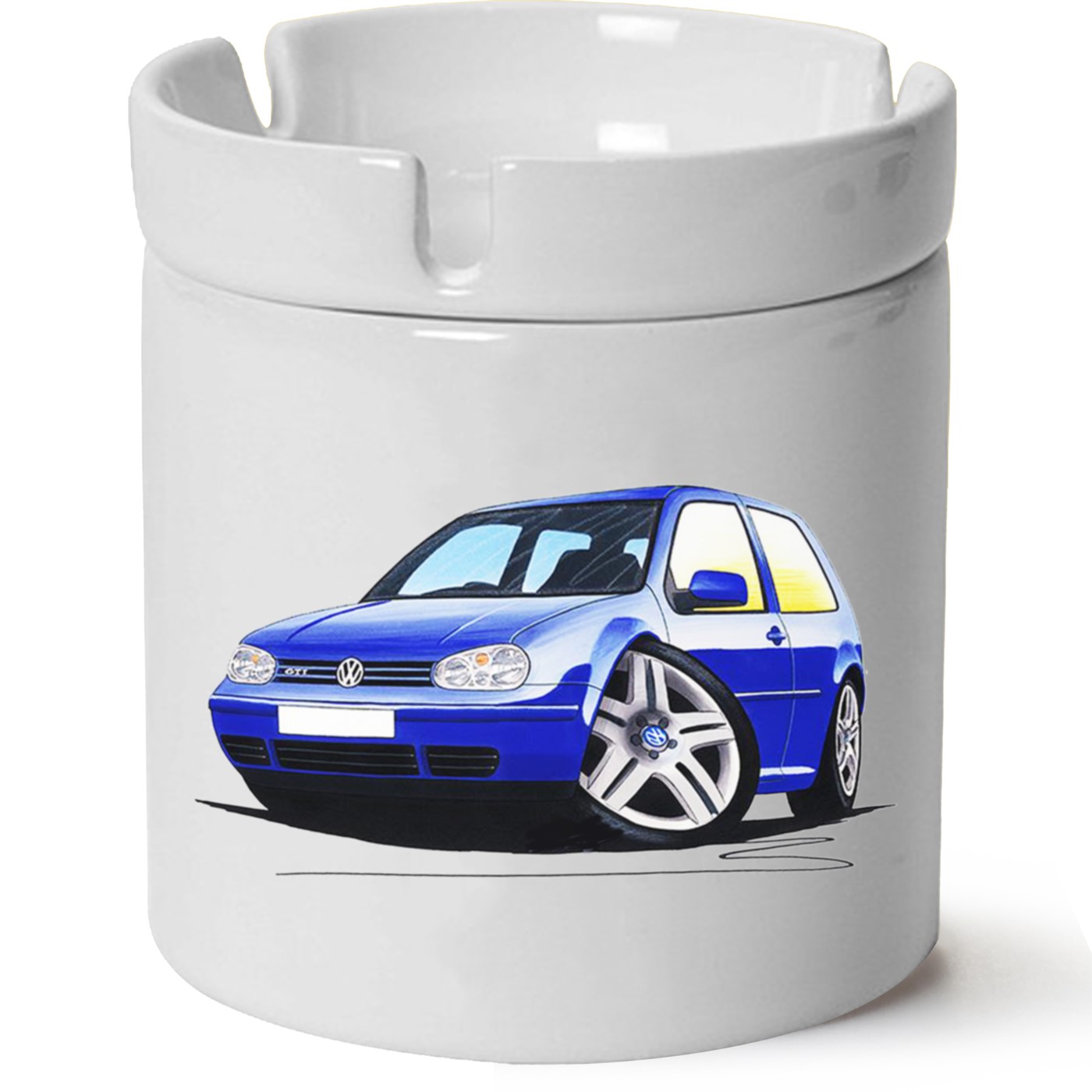 Vw Golf 4 Baskılı Porselen At Söndür Küllük