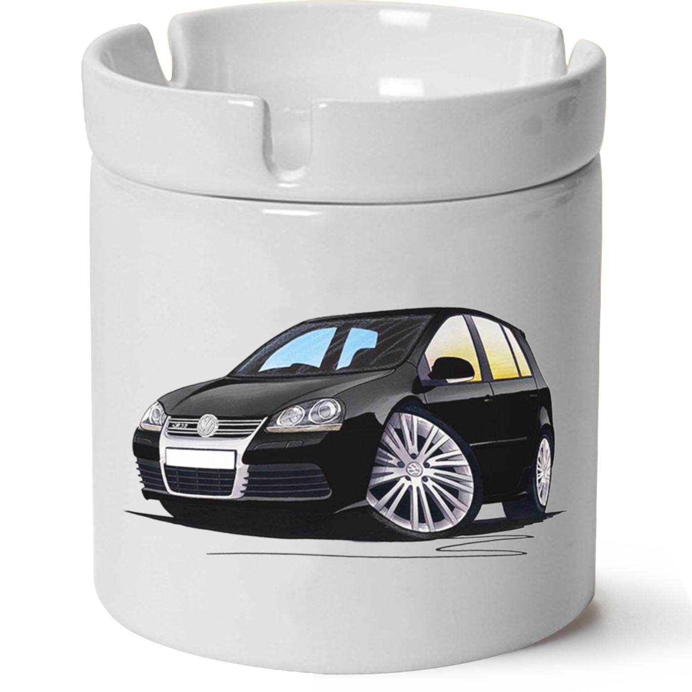 Vw Golf 5 Baskılı Porselen At Söndür Küllük