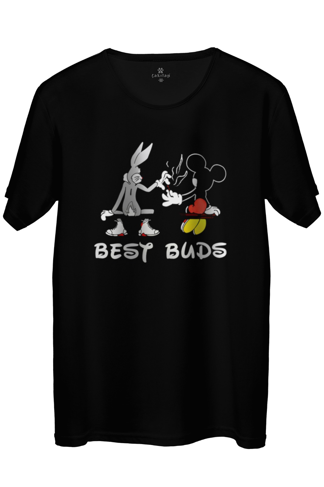 Best Buds Baskılı Regular Tişört