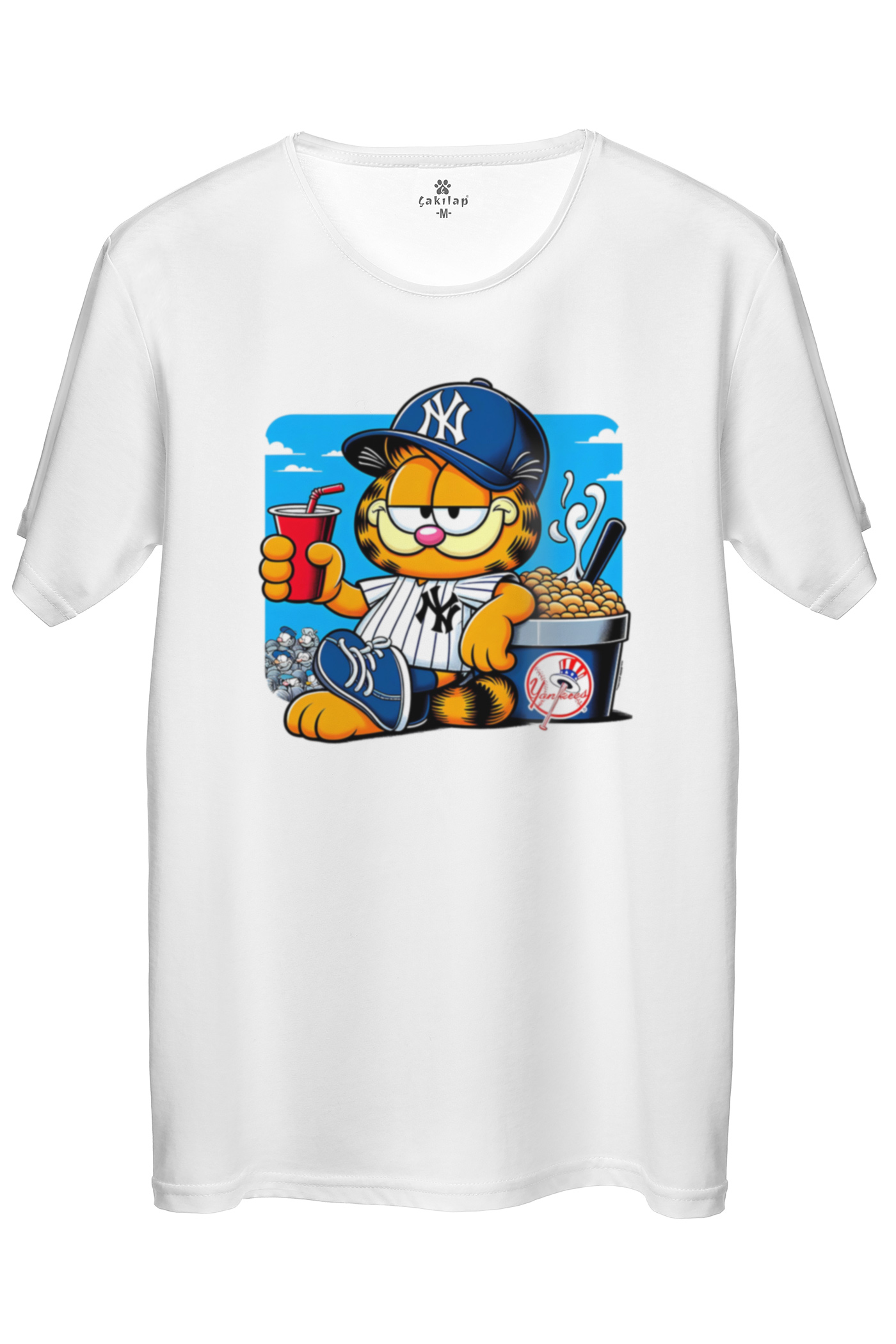 Garfield Baskılı Regular Tişört