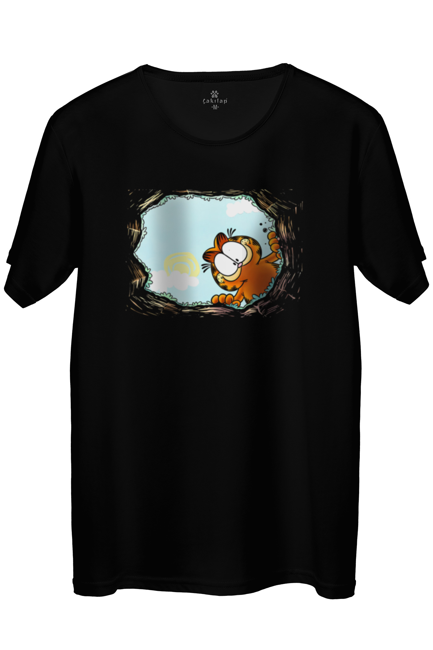 Garfield Baskılı Regular Tişört