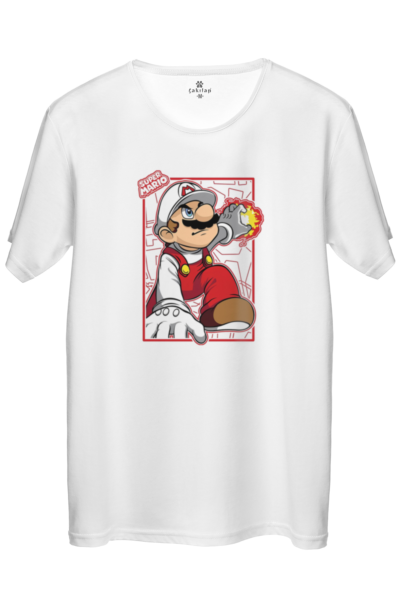 Mario Baskılı Regular Tişört