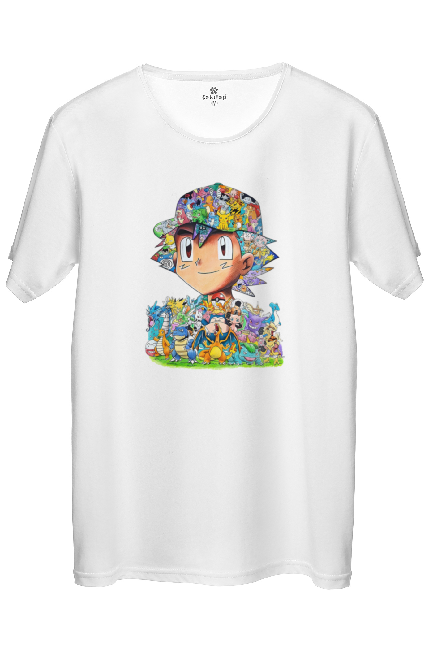 Pokemon Baskılı Regular Tişört