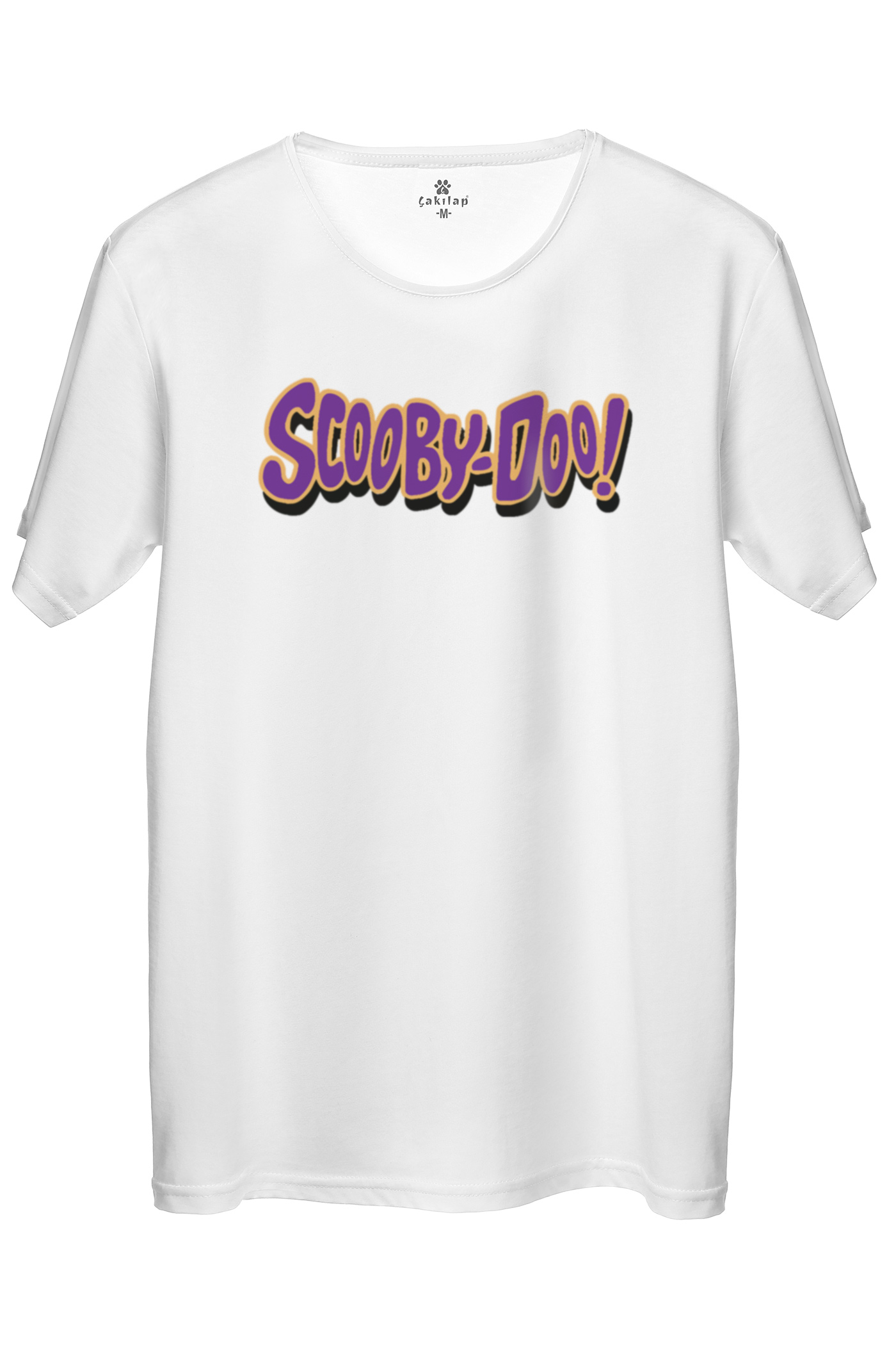 Scooby Doo Logo Baskılı Regular Tişört