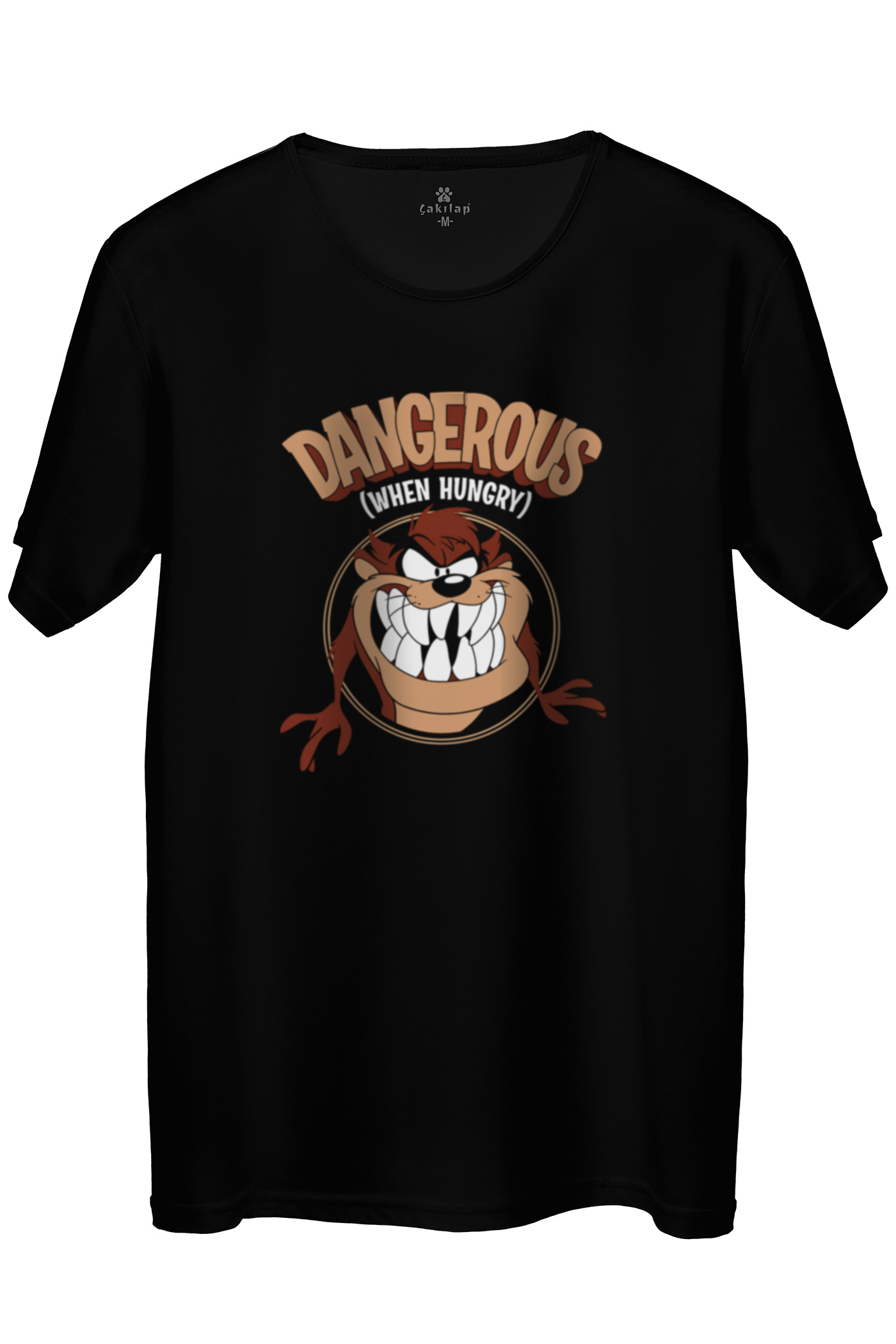 Tazmanya Canavarı Baskılı Regular Tişört