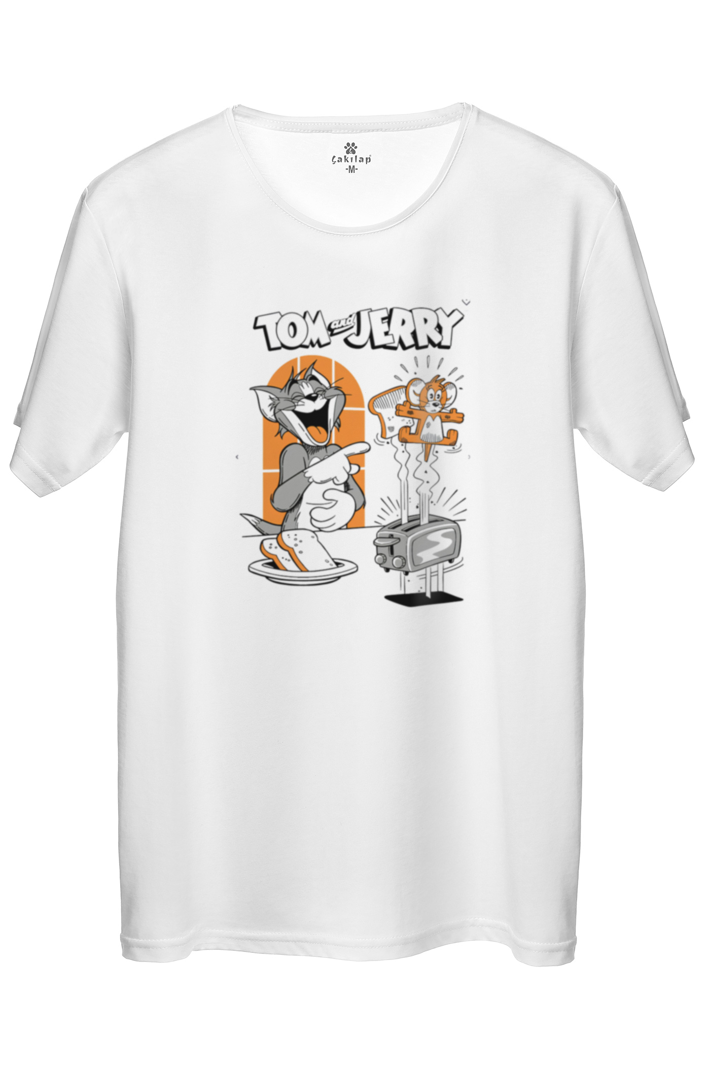 Tom&Jerry Baskılı Regular Tişört