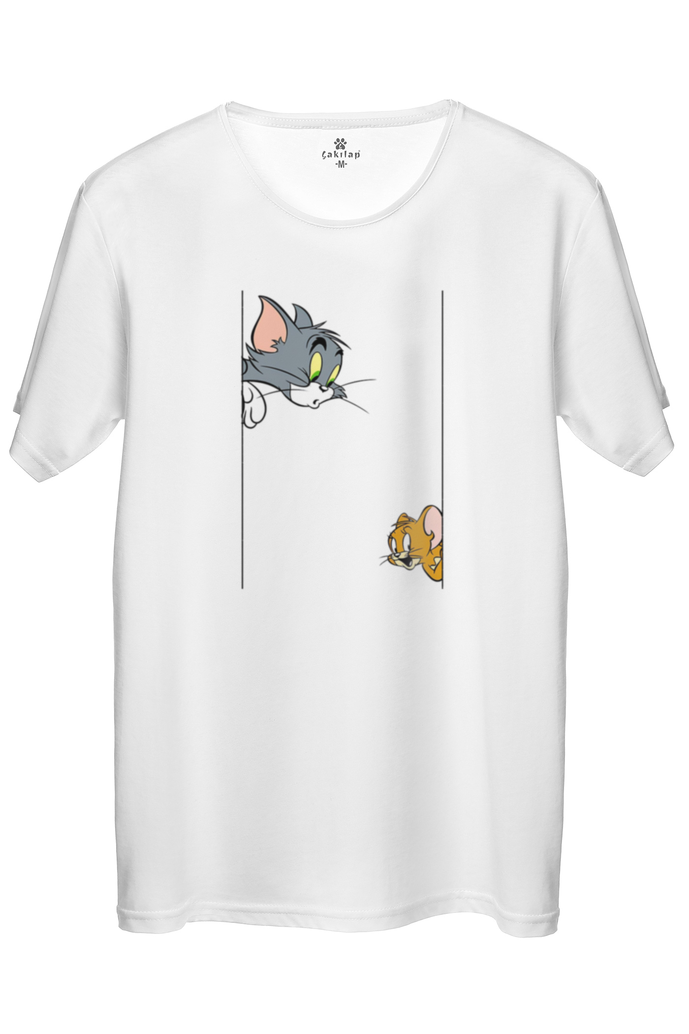 Tom&Jerry Baskılı Regular Tişört
