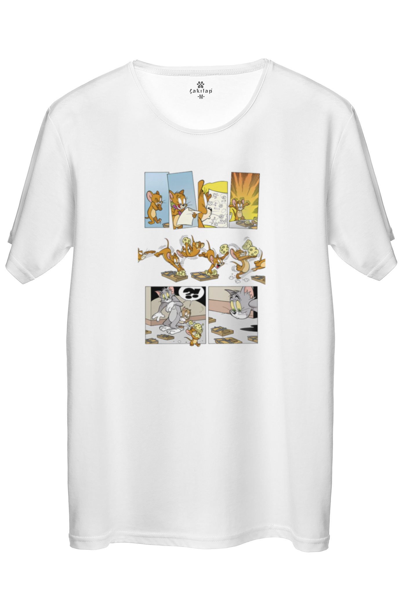 Tom&Jerry Baskılı Regular Tişört