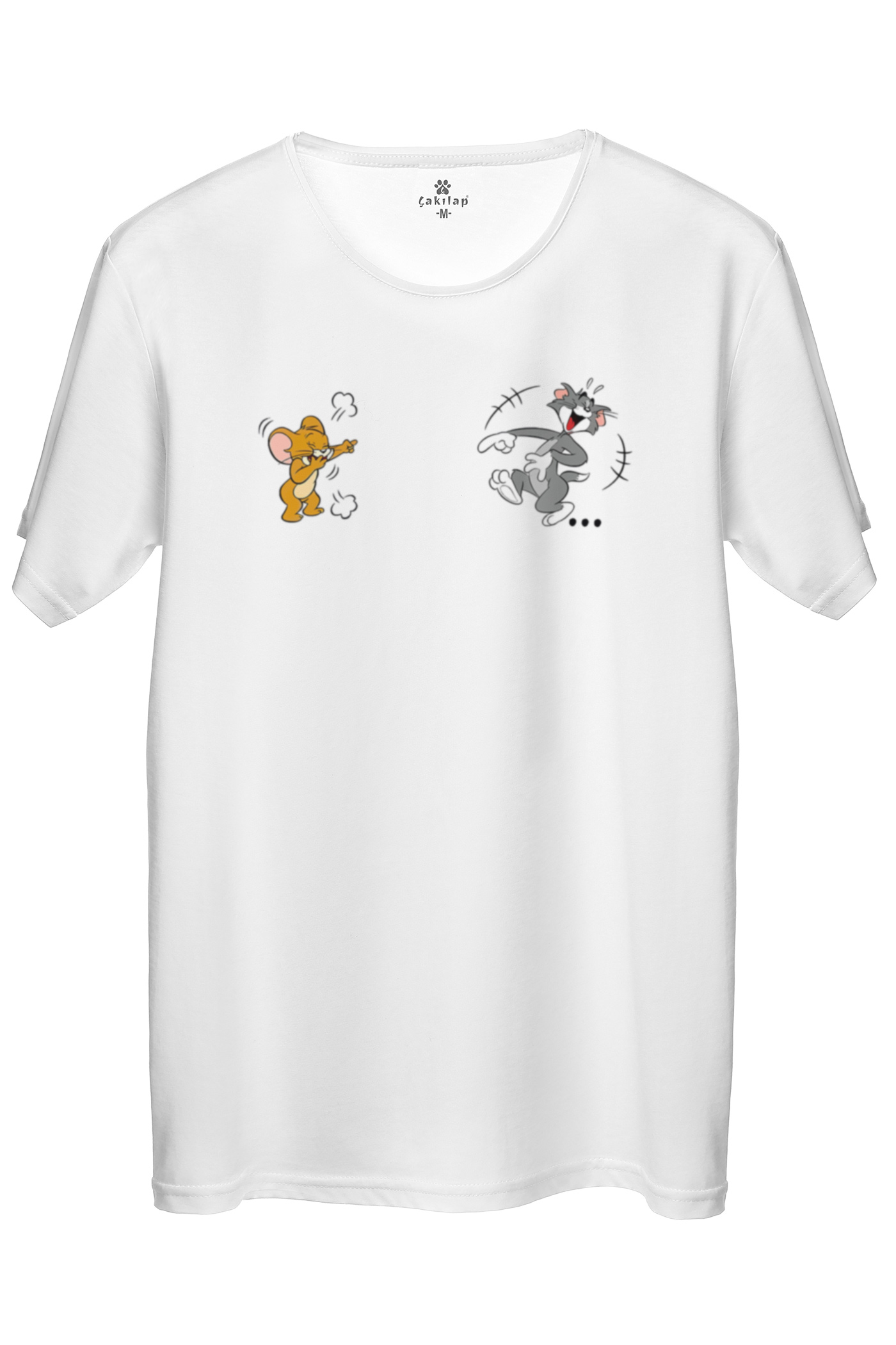 Tom&Jerry Baskılı Regular Tişört