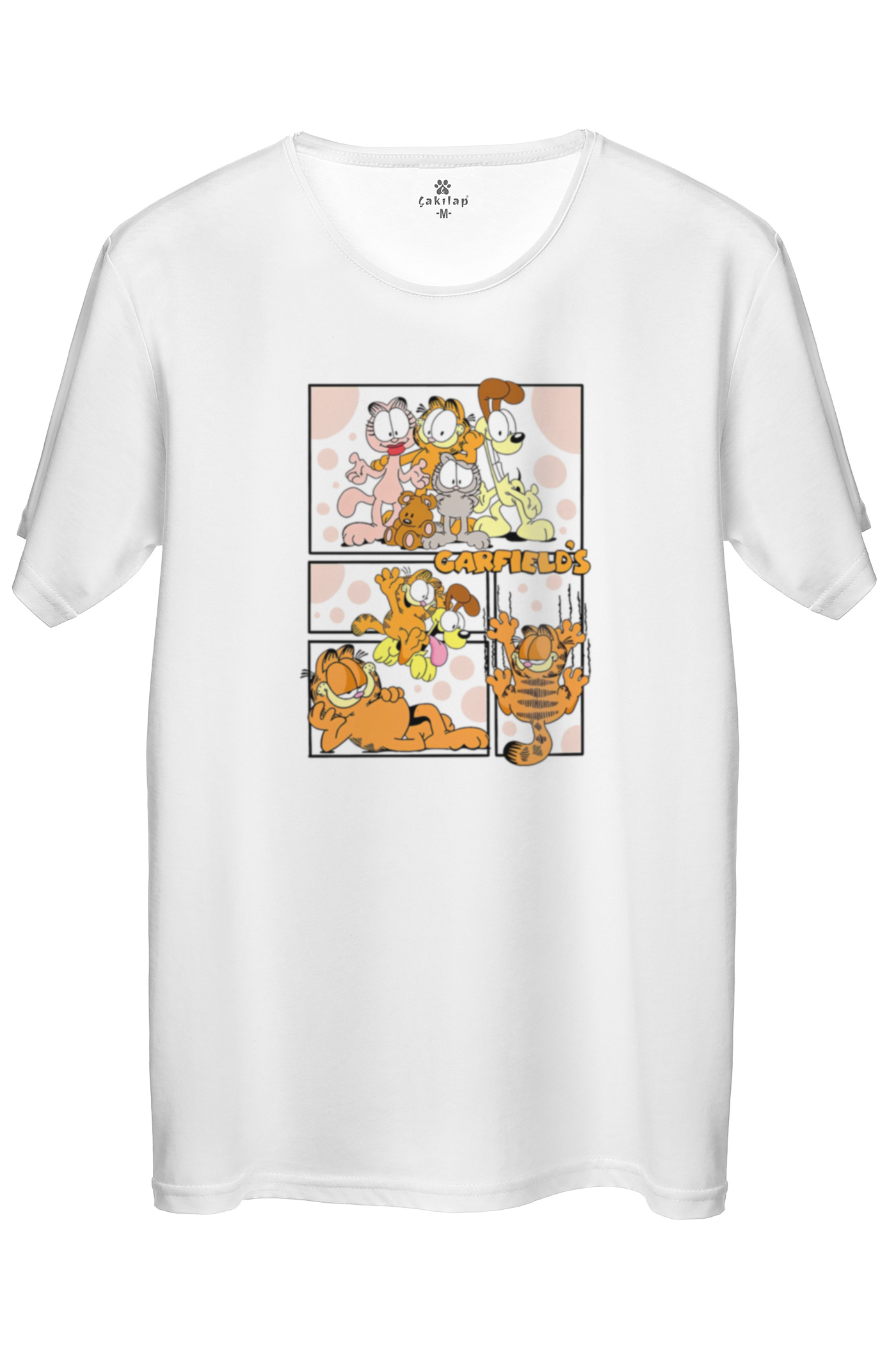 Garfield Baskılı Regular Tişört