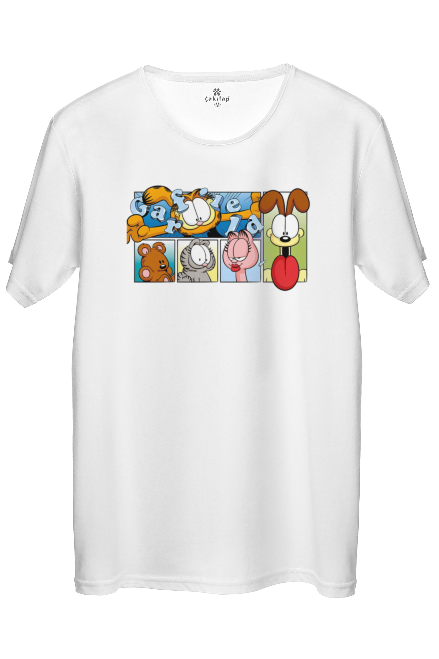 Garfield Baskılı Regular Tişört