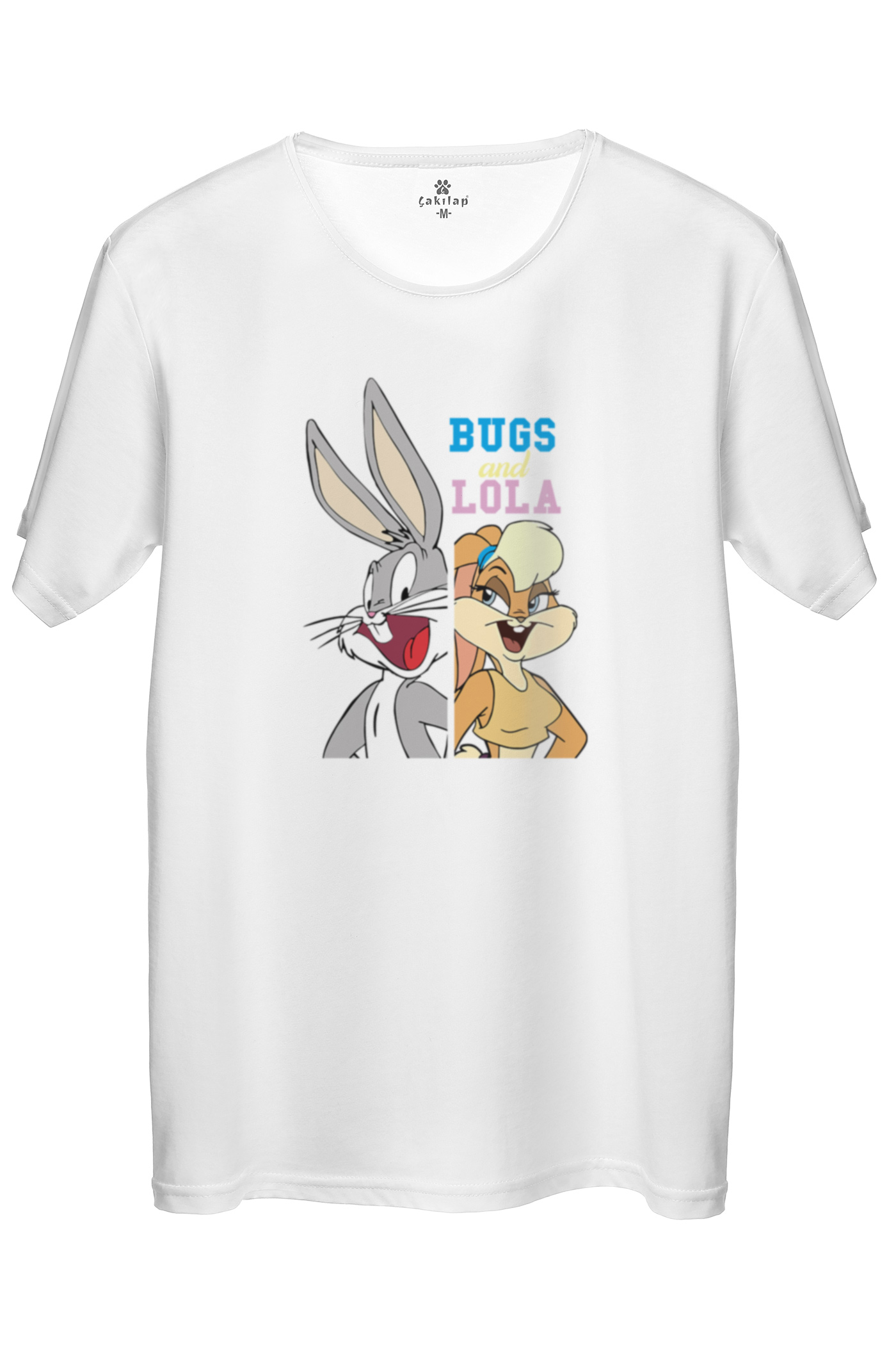 Bugs Lola Bunny Baskılı Regular Tişört
