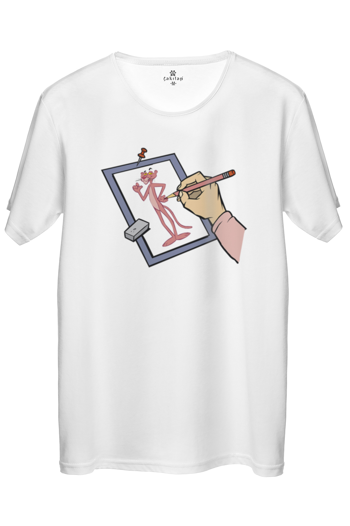 Pink Panther Baskılı Regular Tişört