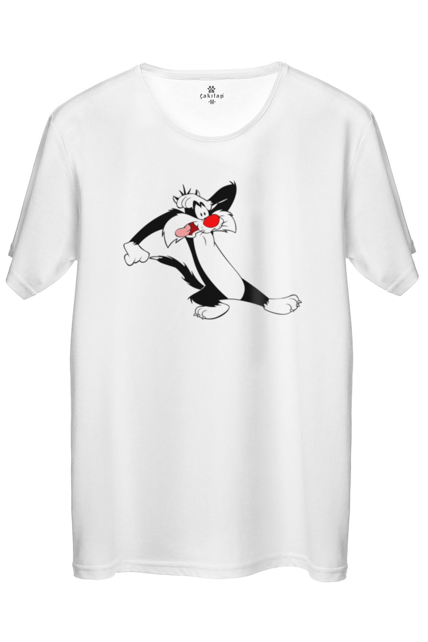 Sylvester Baskılı Regular Tişört