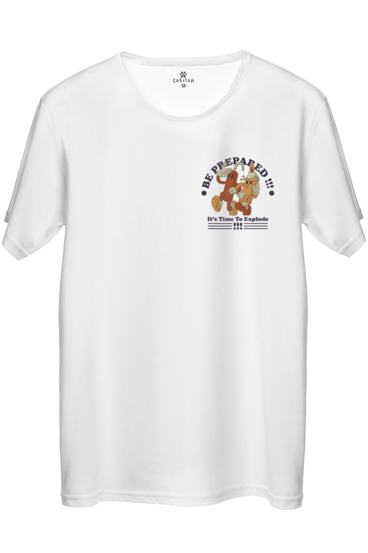 Retro Baskılı Regular Tişört