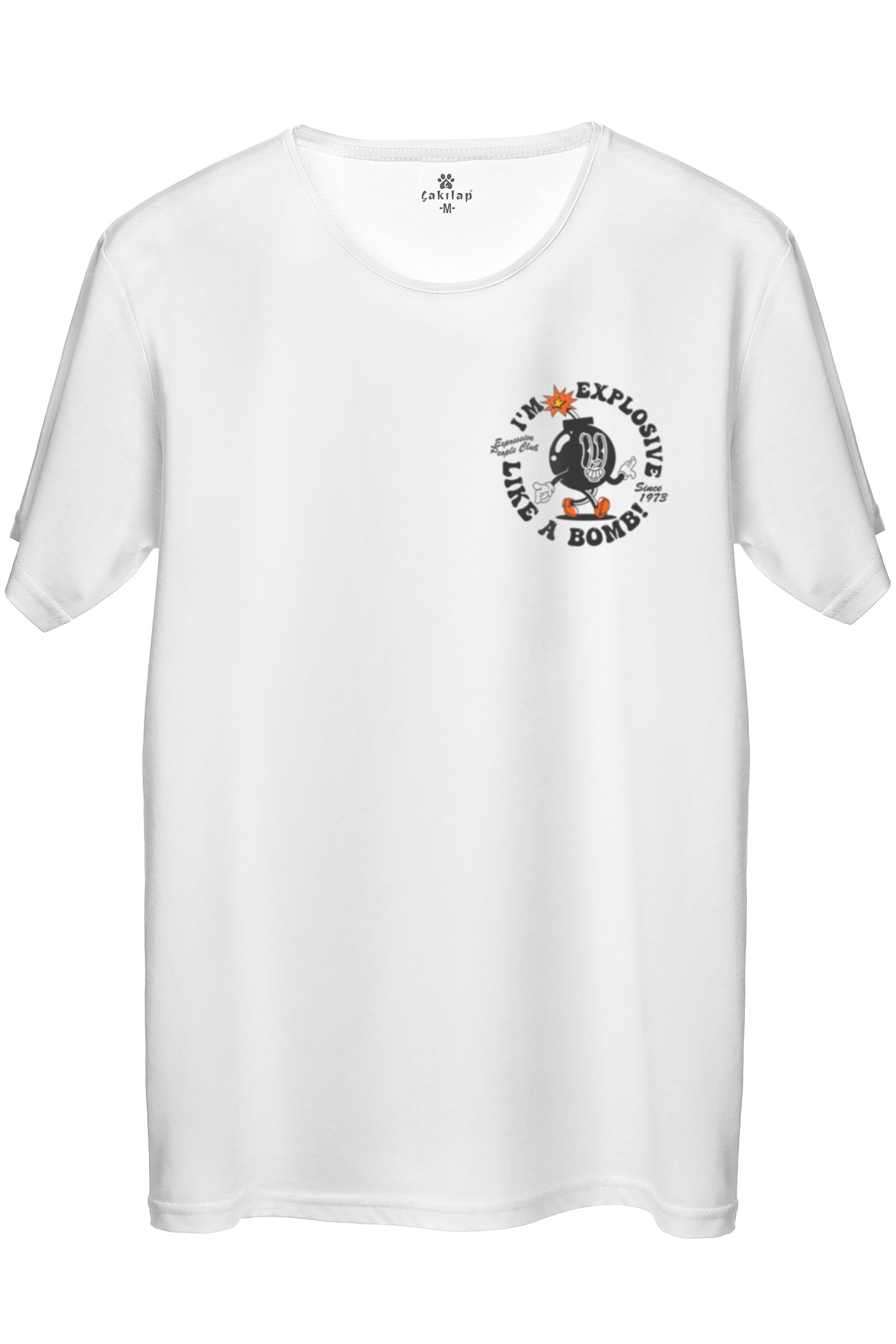 Retro Baskılı Regular Tişört