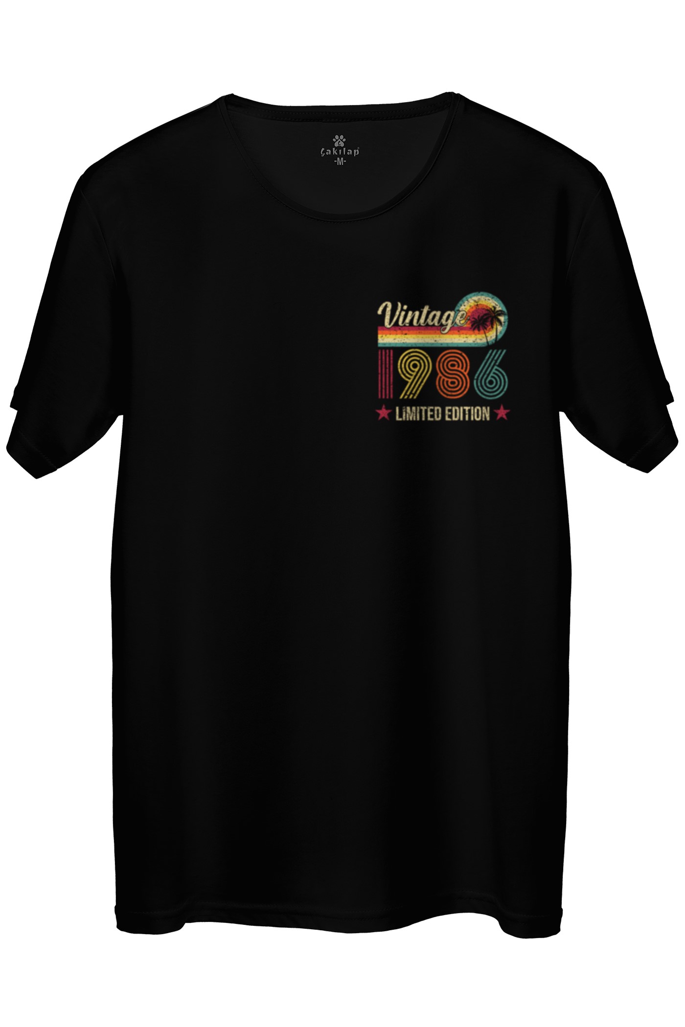 Retro Baskılı Regular Tişört