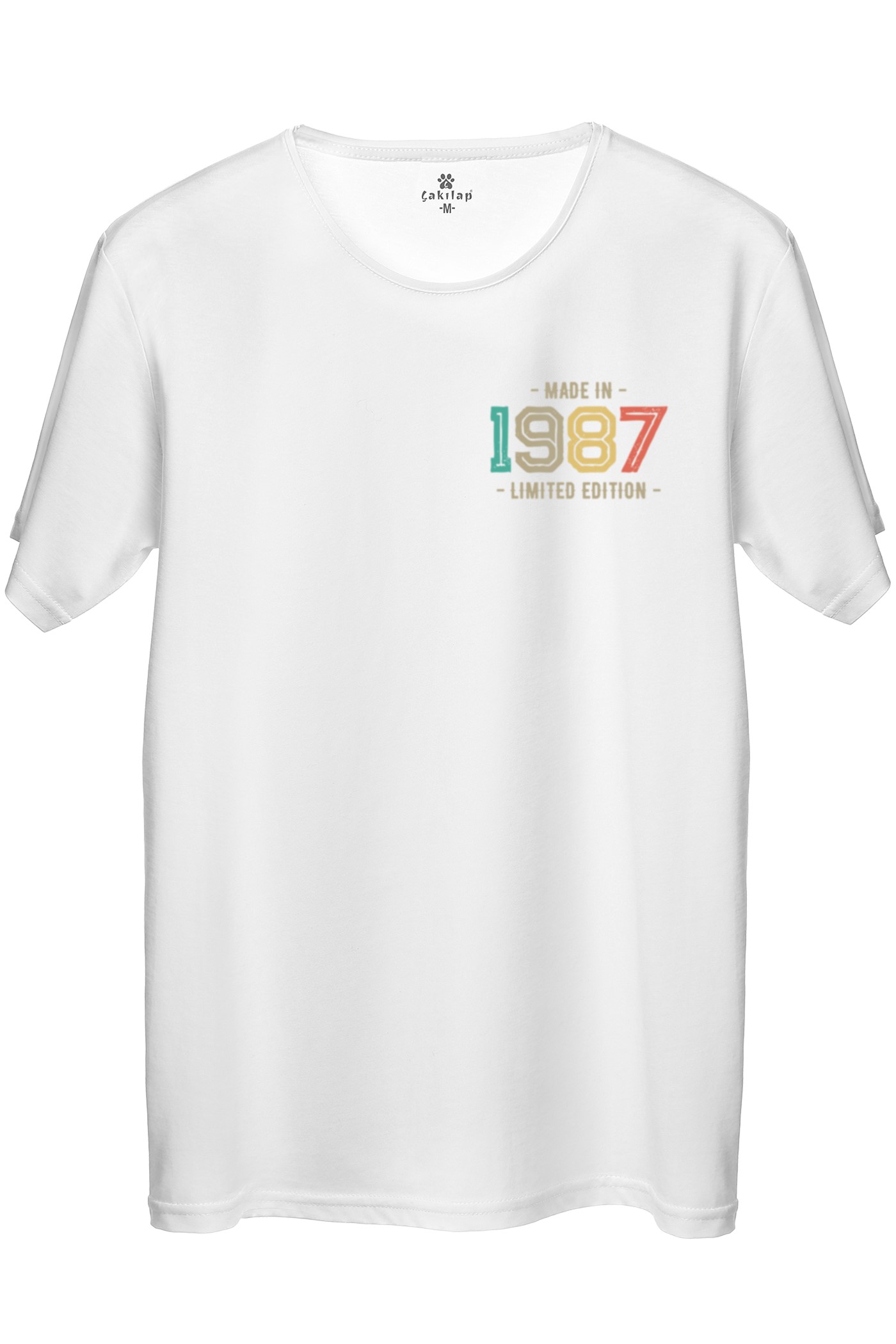 Retro Baskılı Regular Tişört