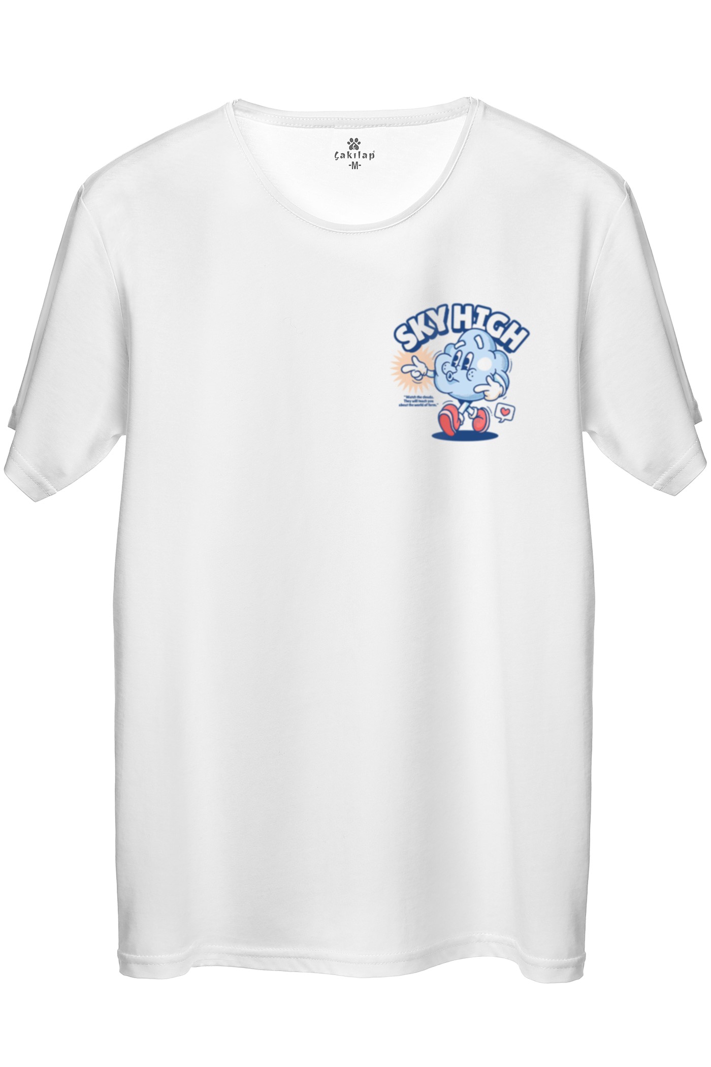 Retro Baskılı Regular Tişört