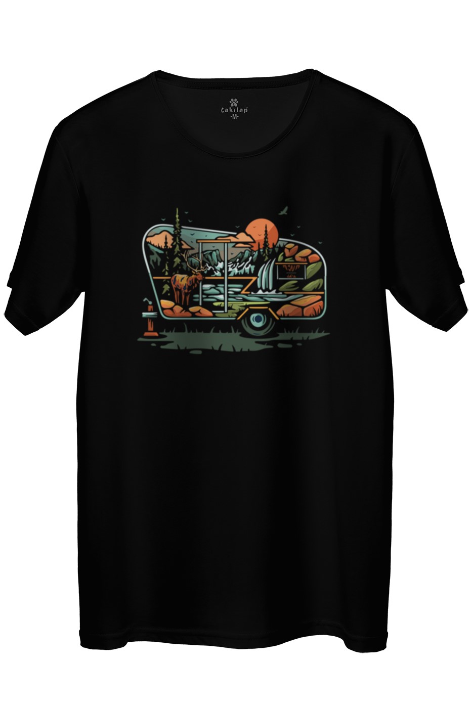 Macera-Doğa Baskılı Regular Tişört