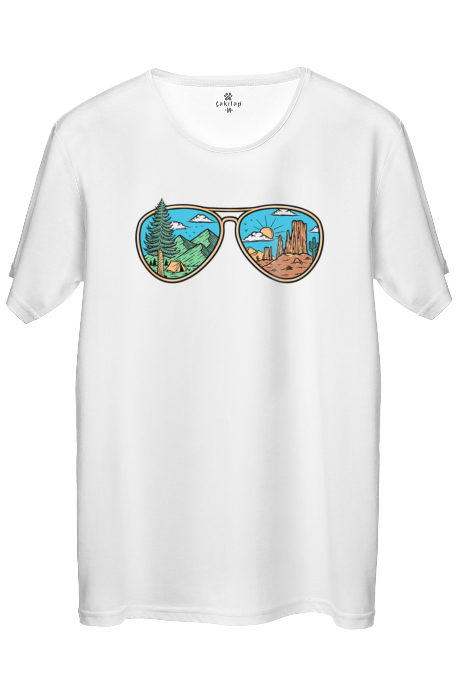 Macera-Doğa Baskılı Regular Tişört