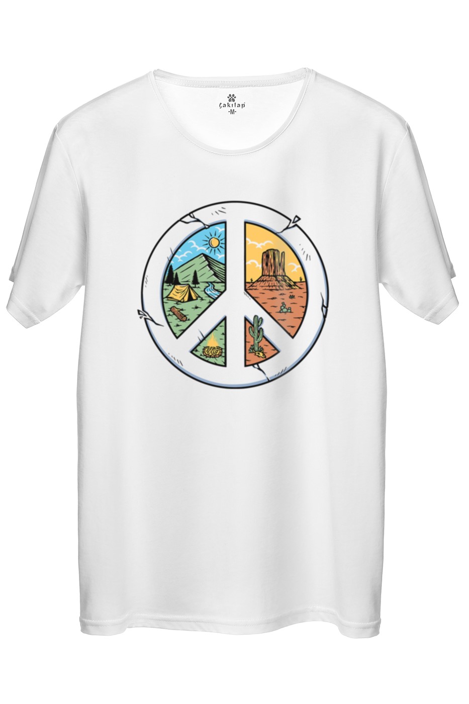 Macera-Doğa Baskılı Regular Tişört