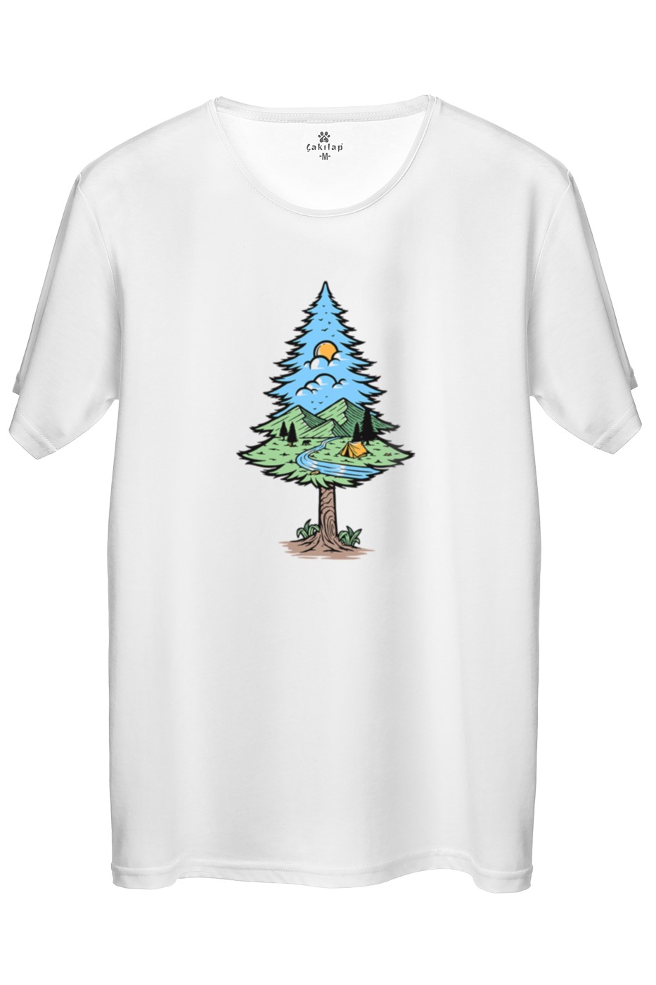 Macera-Doğa Baskılı Regular Tişört