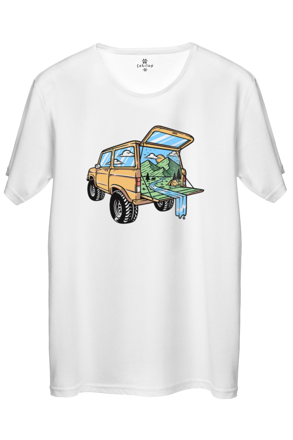 Macera-Doğa Baskılı Regular Tişört