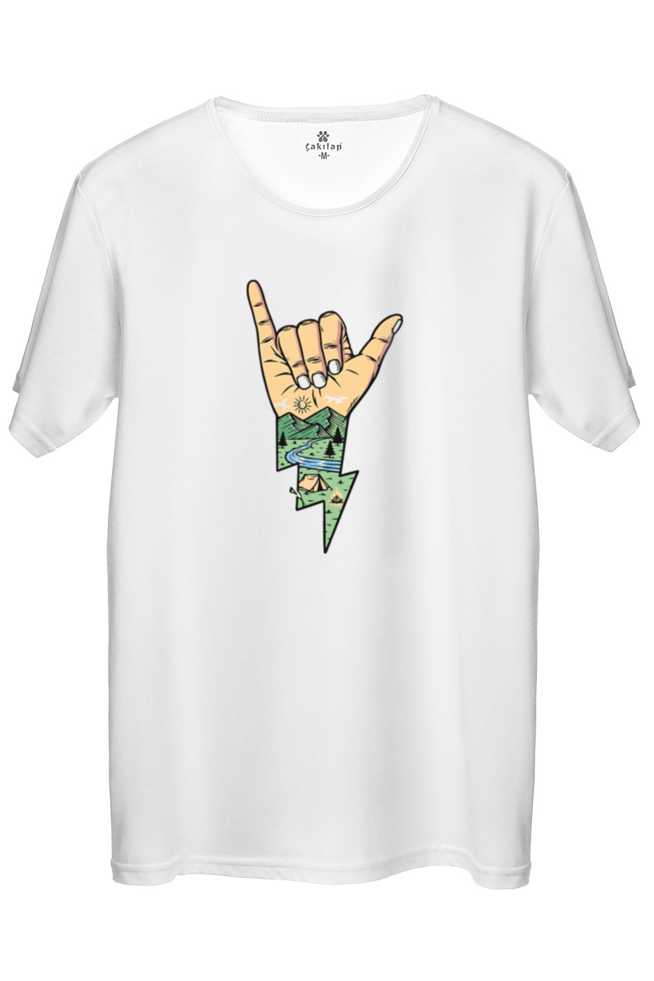 Macera-Doğa Baskılı Regular Tişört