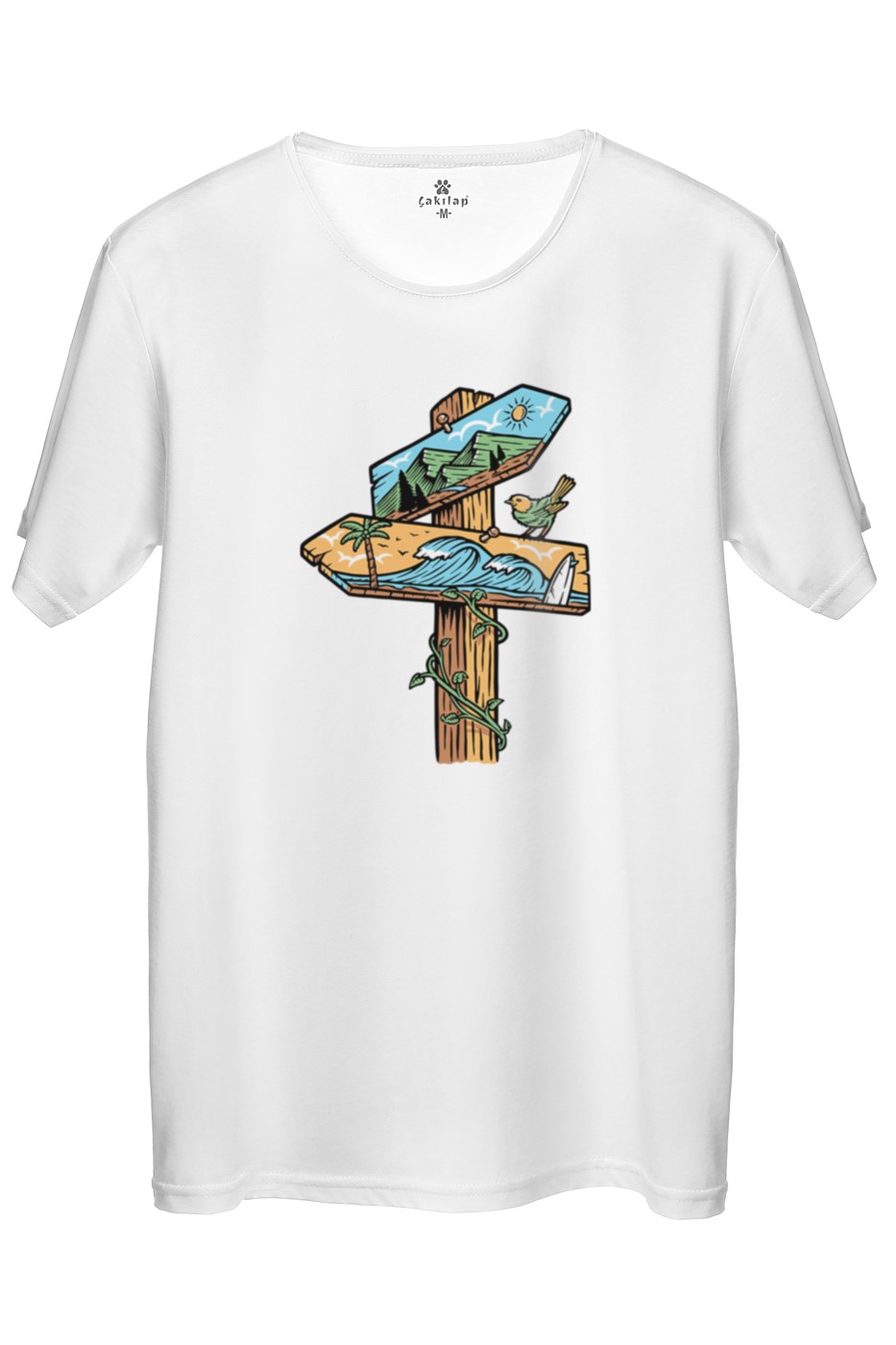 Macera-Doğa Baskılı Regular Tişört