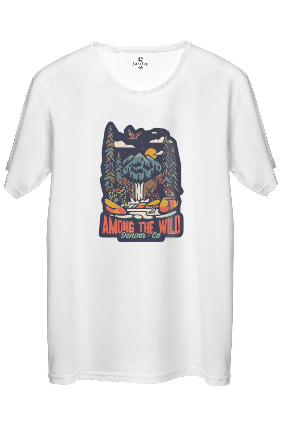 Macera-Doğa Baskılı Regular Tişört