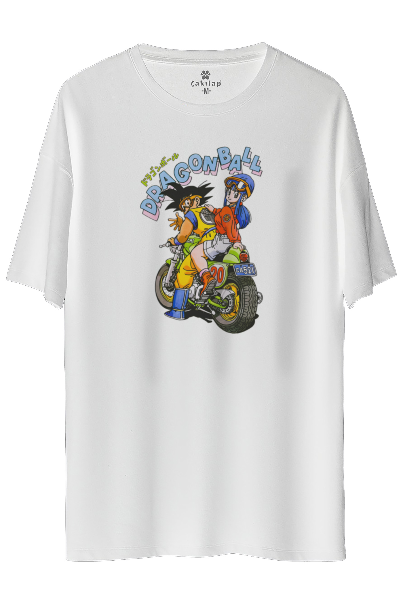 dragon ball Baskılı Oversize Tişört