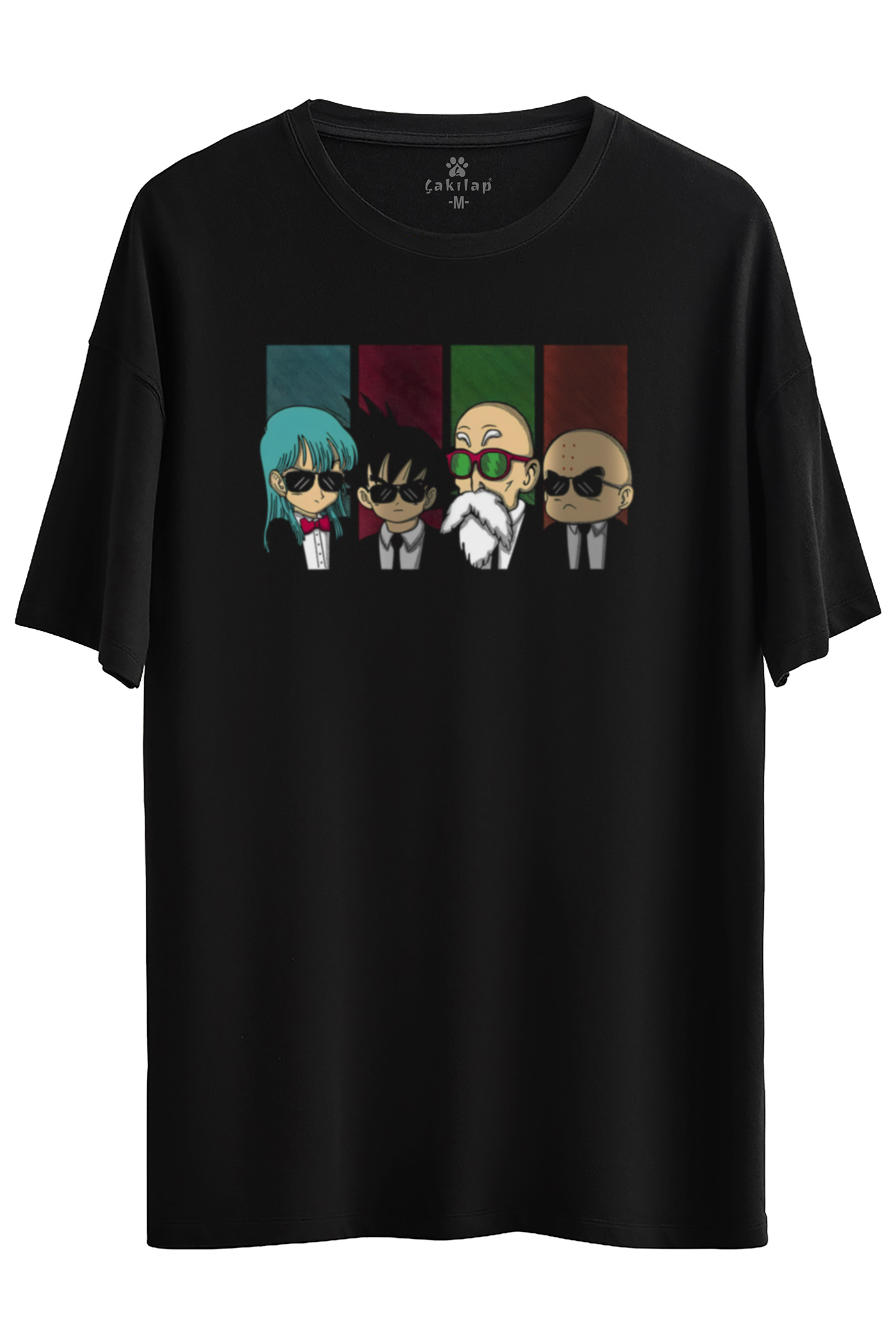 dragon ball Baskılı Oversize Tişört