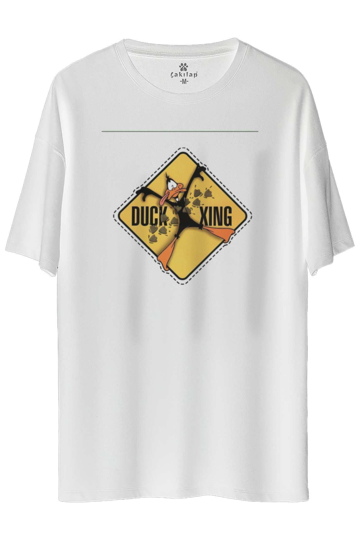 Daffy Duck Baskılı Oversize Tişört