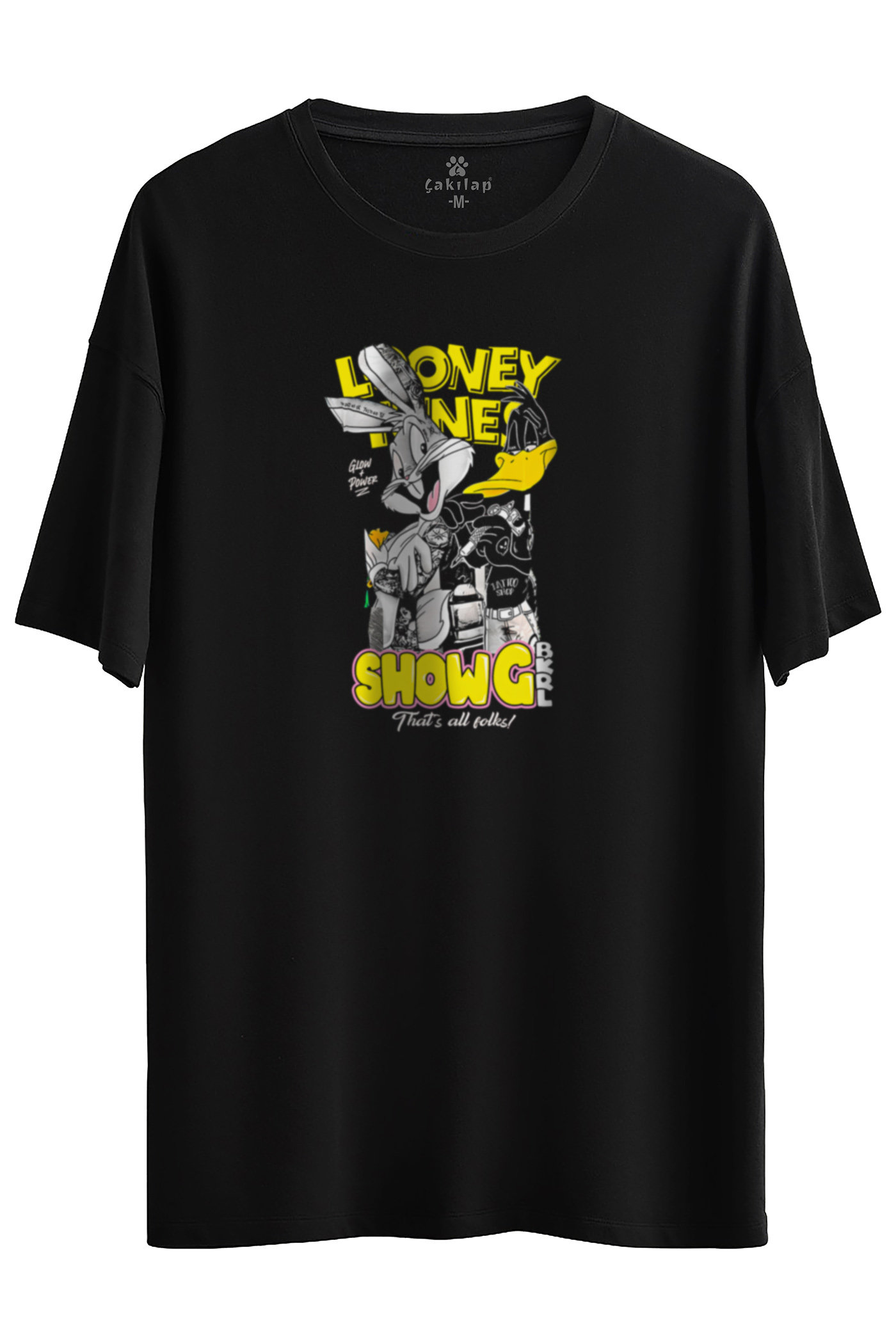 Looney Tunes Baskılı Oversize Tişört