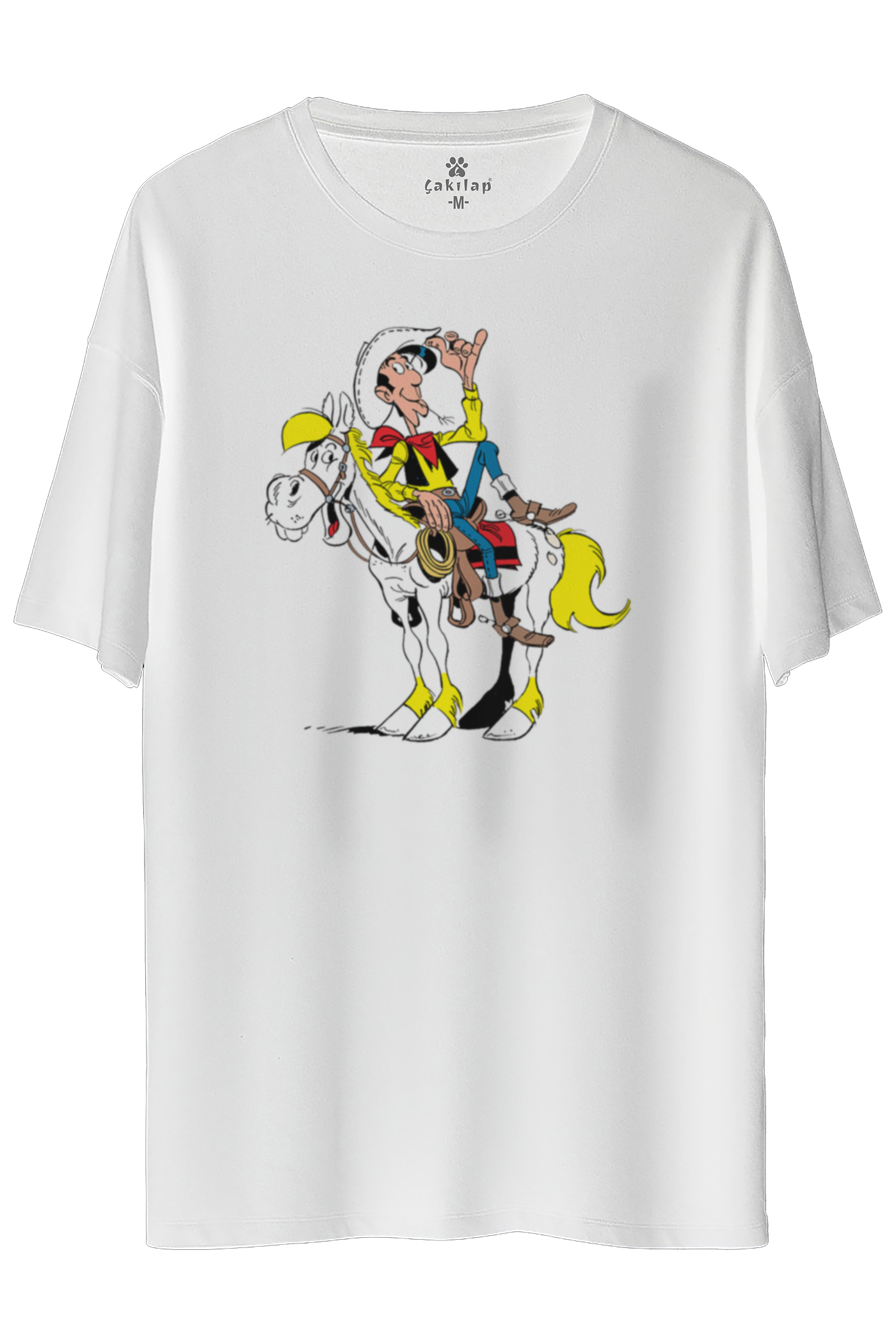 Red Kit Baskılı Oversize Tişört