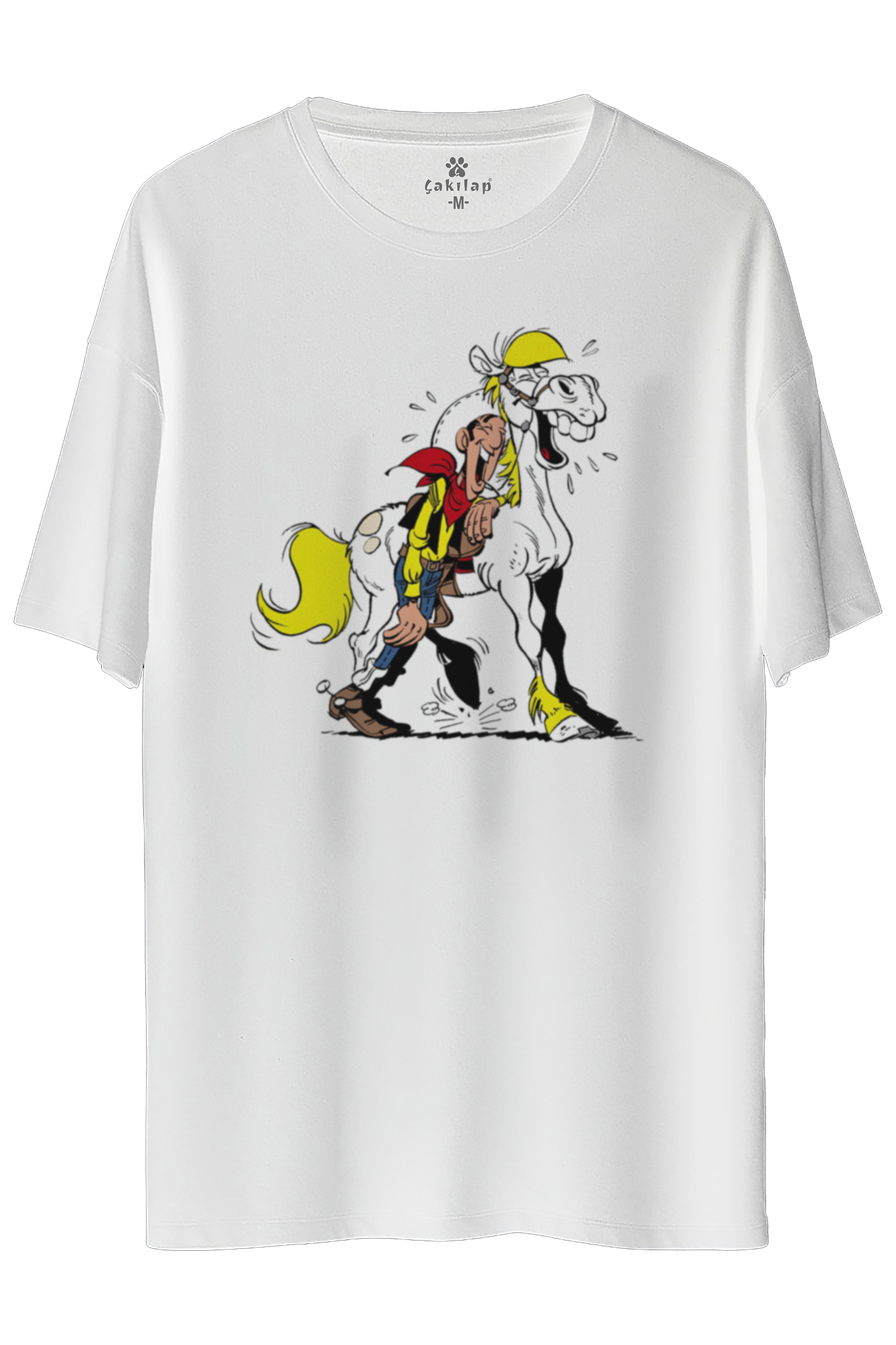 Red Kit Baskılı Oversize Tişört